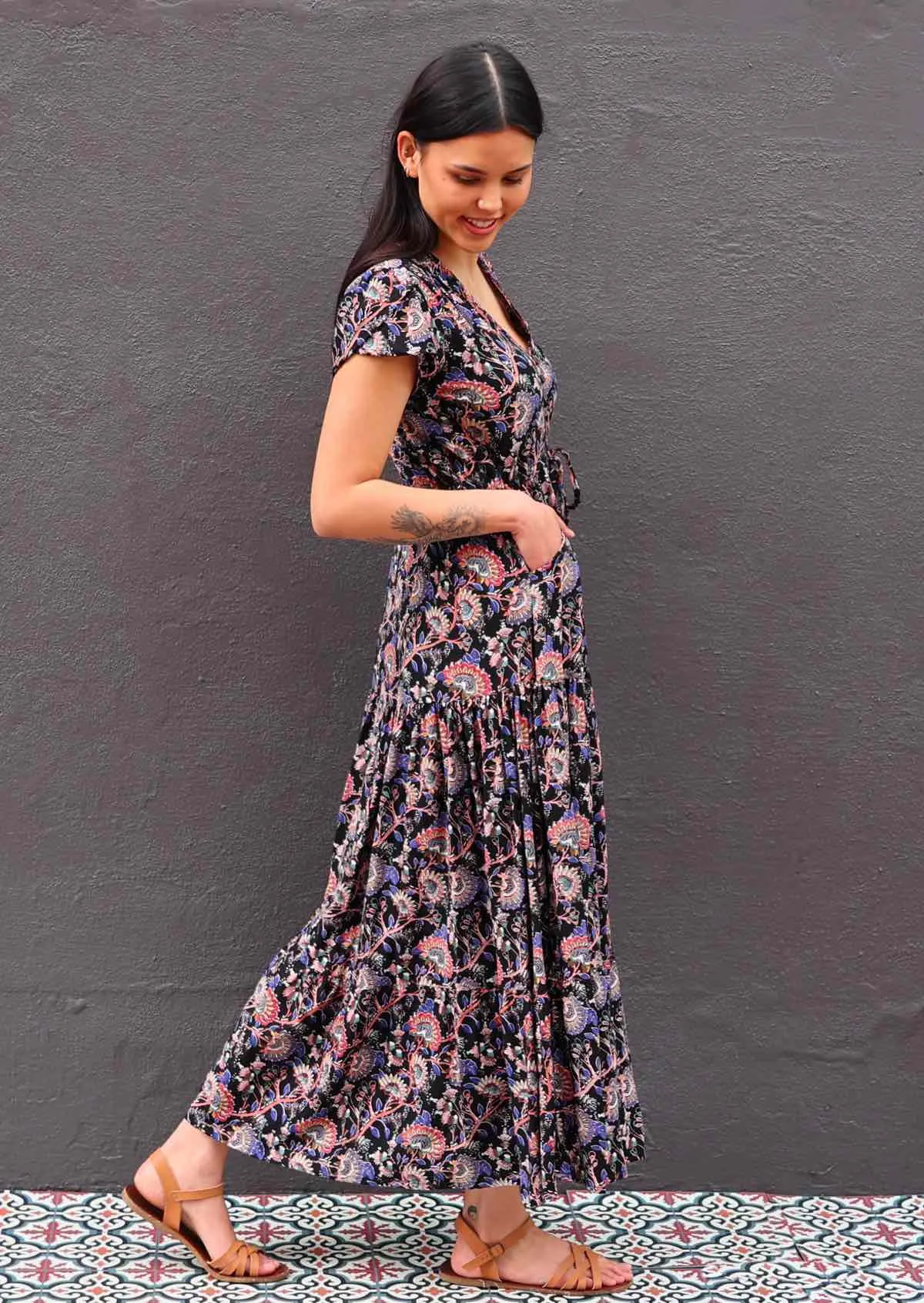Acacia Maxi Dress Orchid