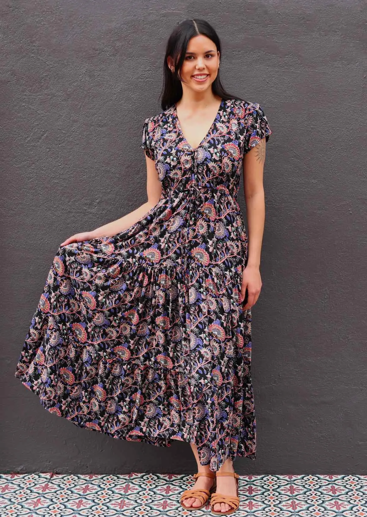 Acacia Maxi Dress Orchid