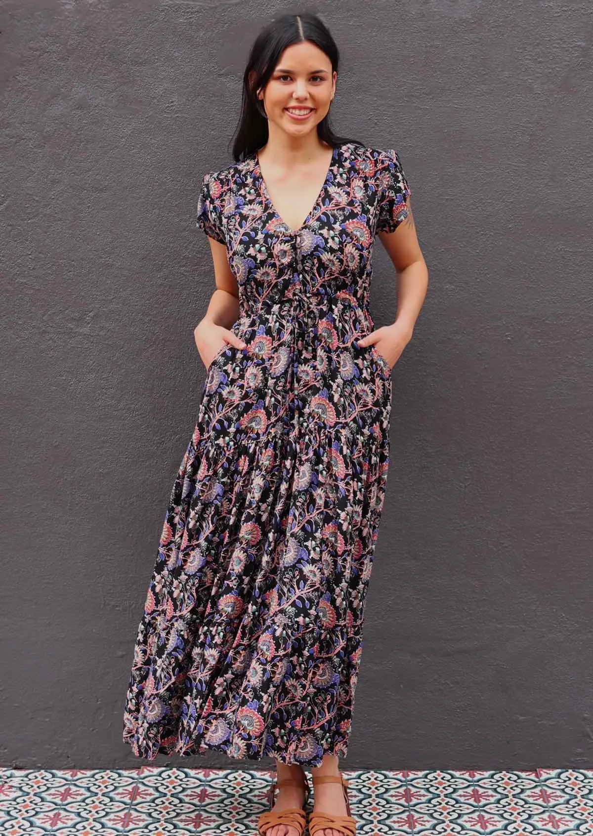 Acacia Maxi Dress Orchid