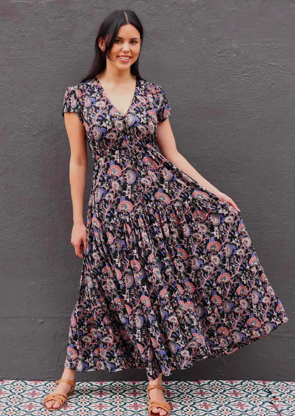 Acacia Maxi Dress Orchid