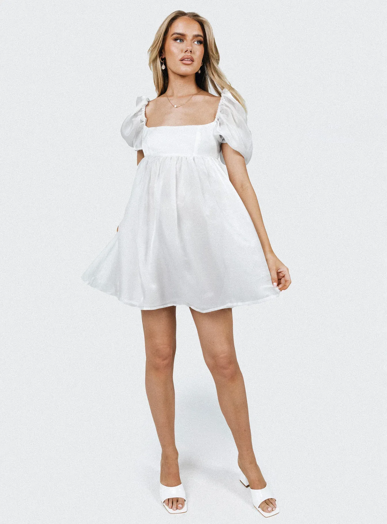Alaya Mini Dress White