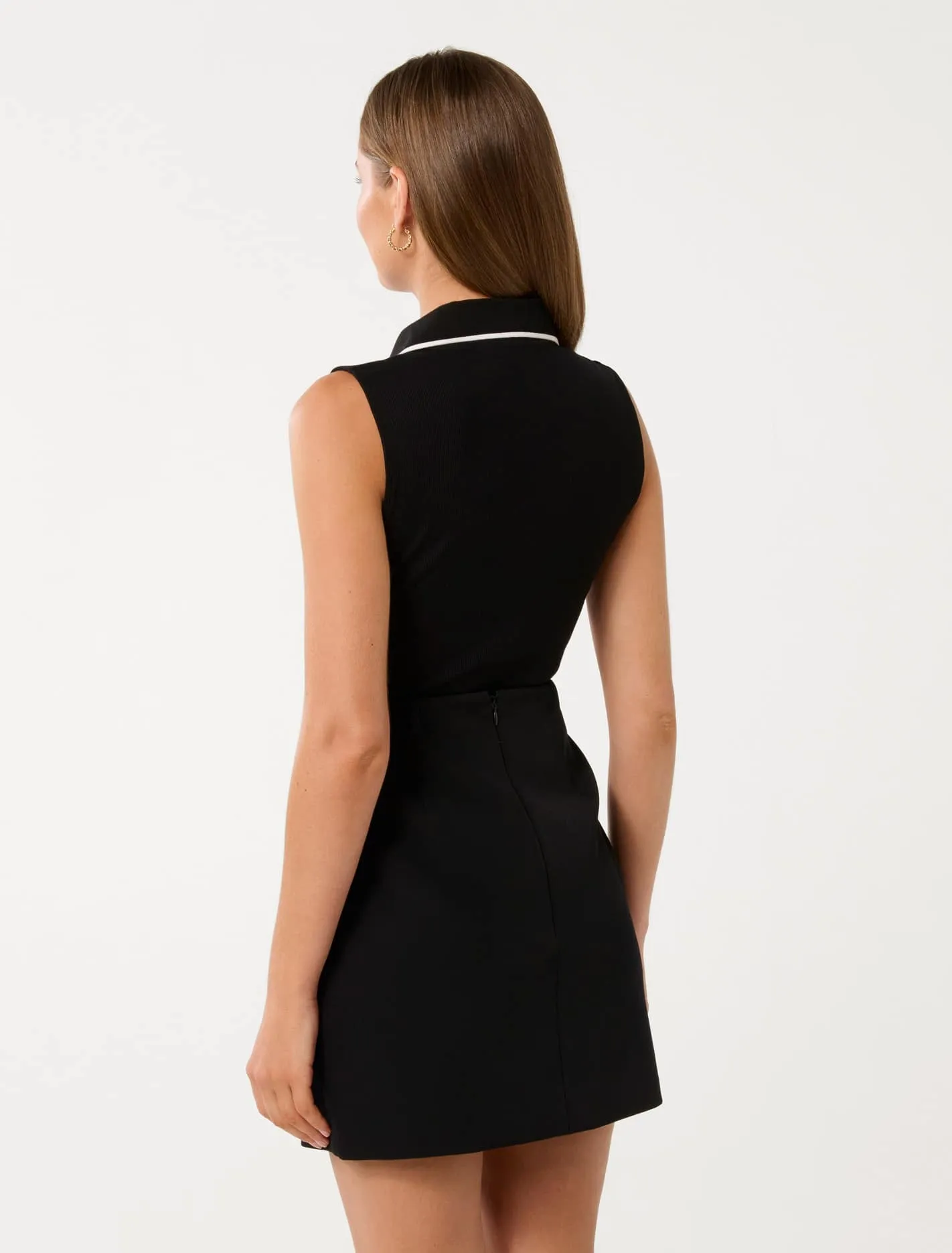 Anthea Tipped Edge Polo Top