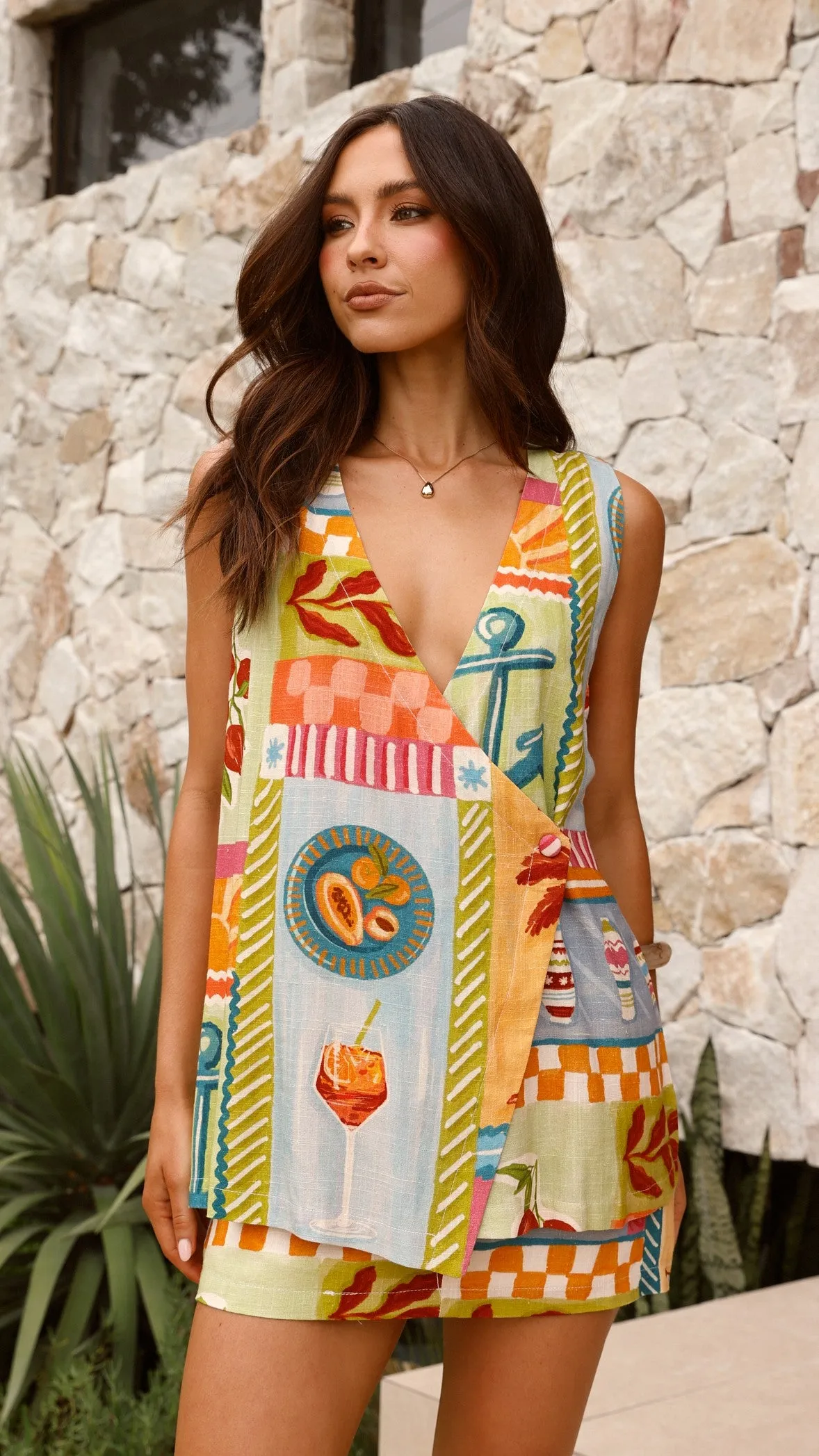 Ariel Top - Ashna Print