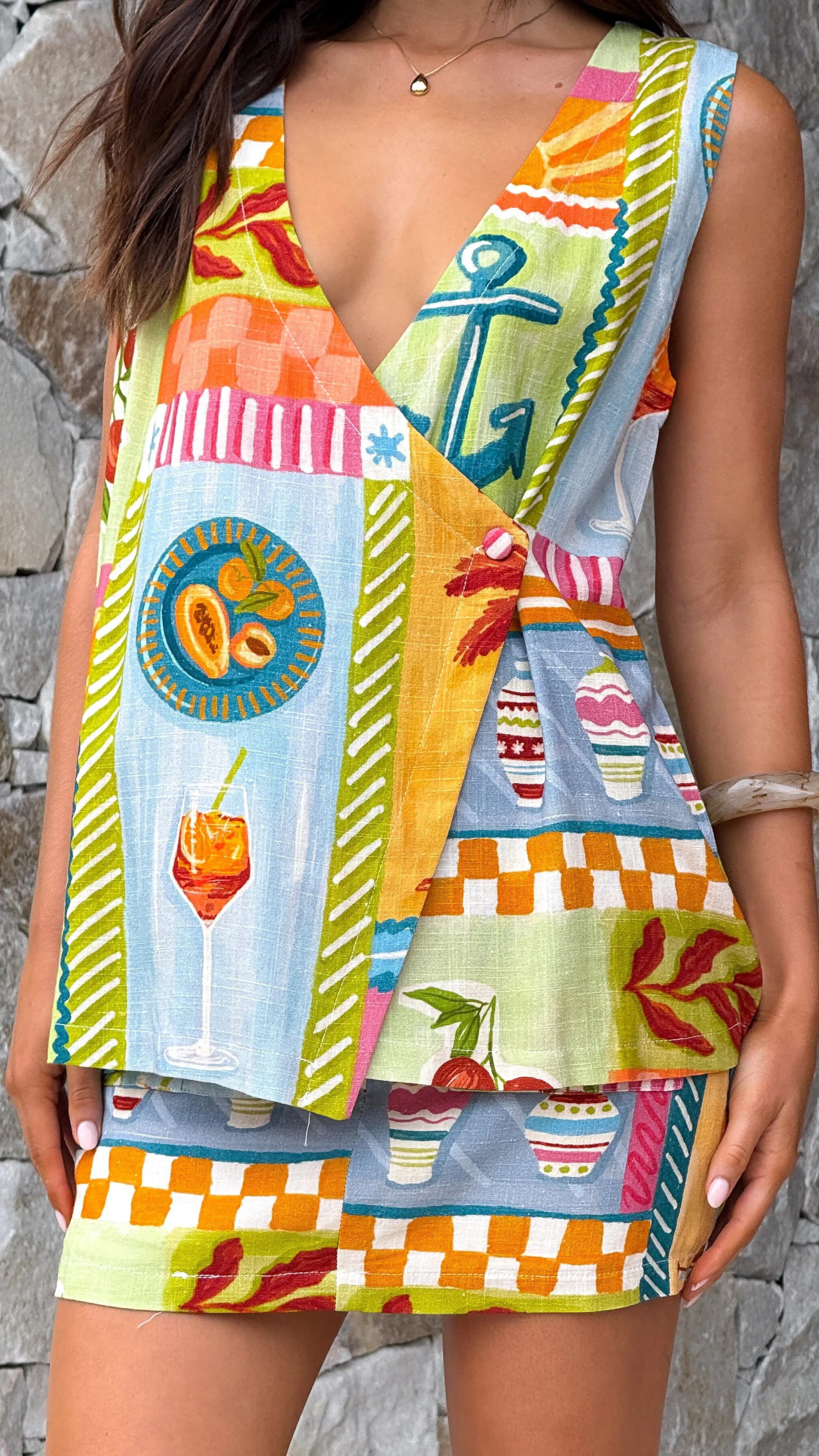 Ariel Top - Ashna Print