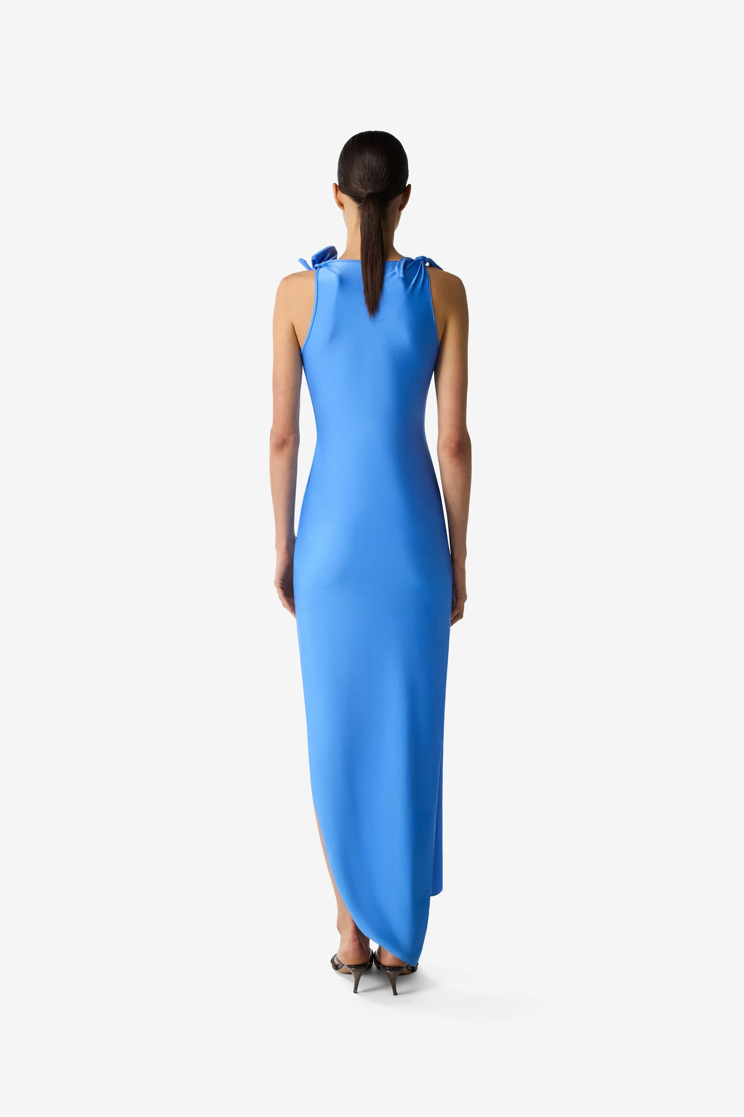 Asymmetric Flower Gown