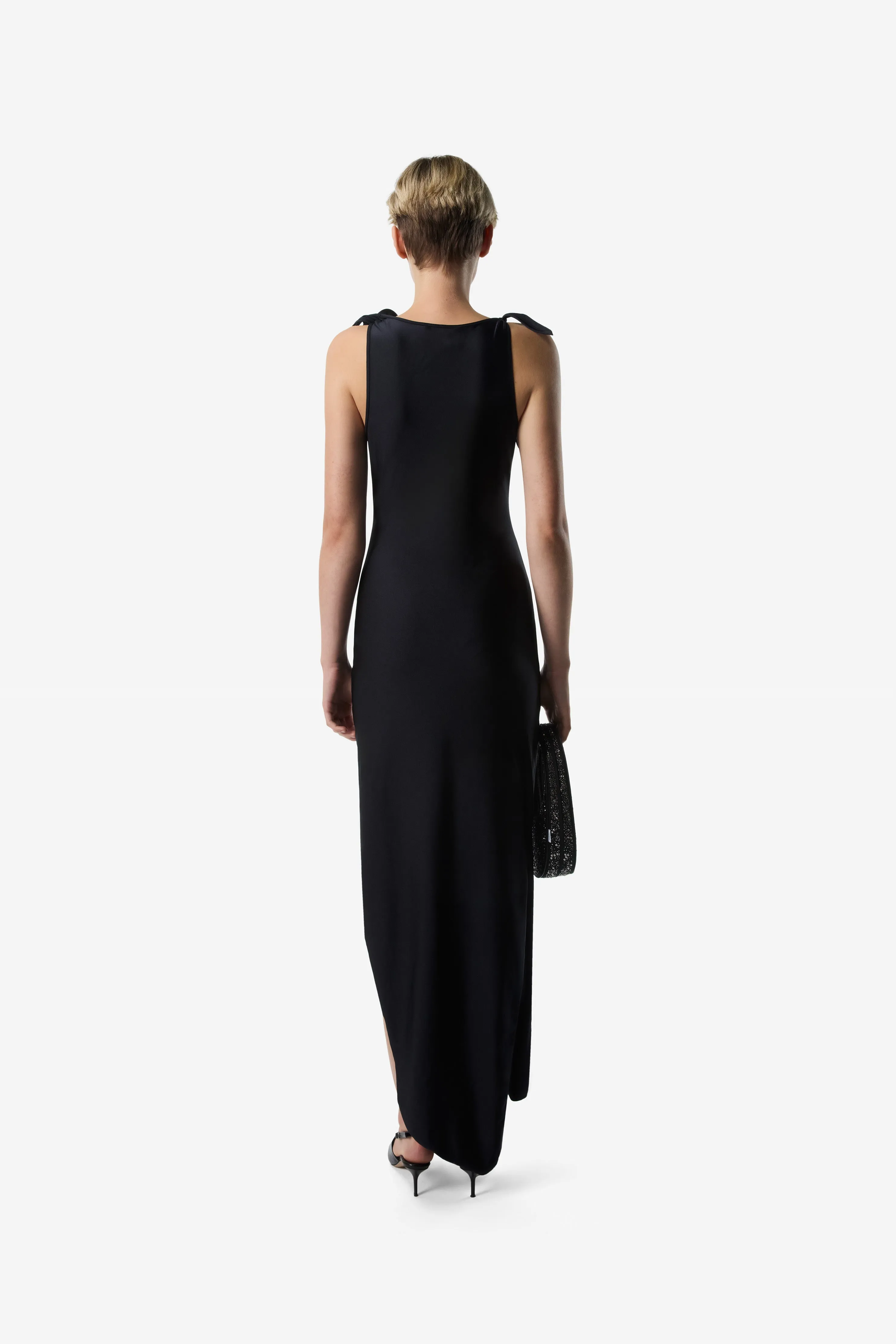 Asymmetric Flower Gown