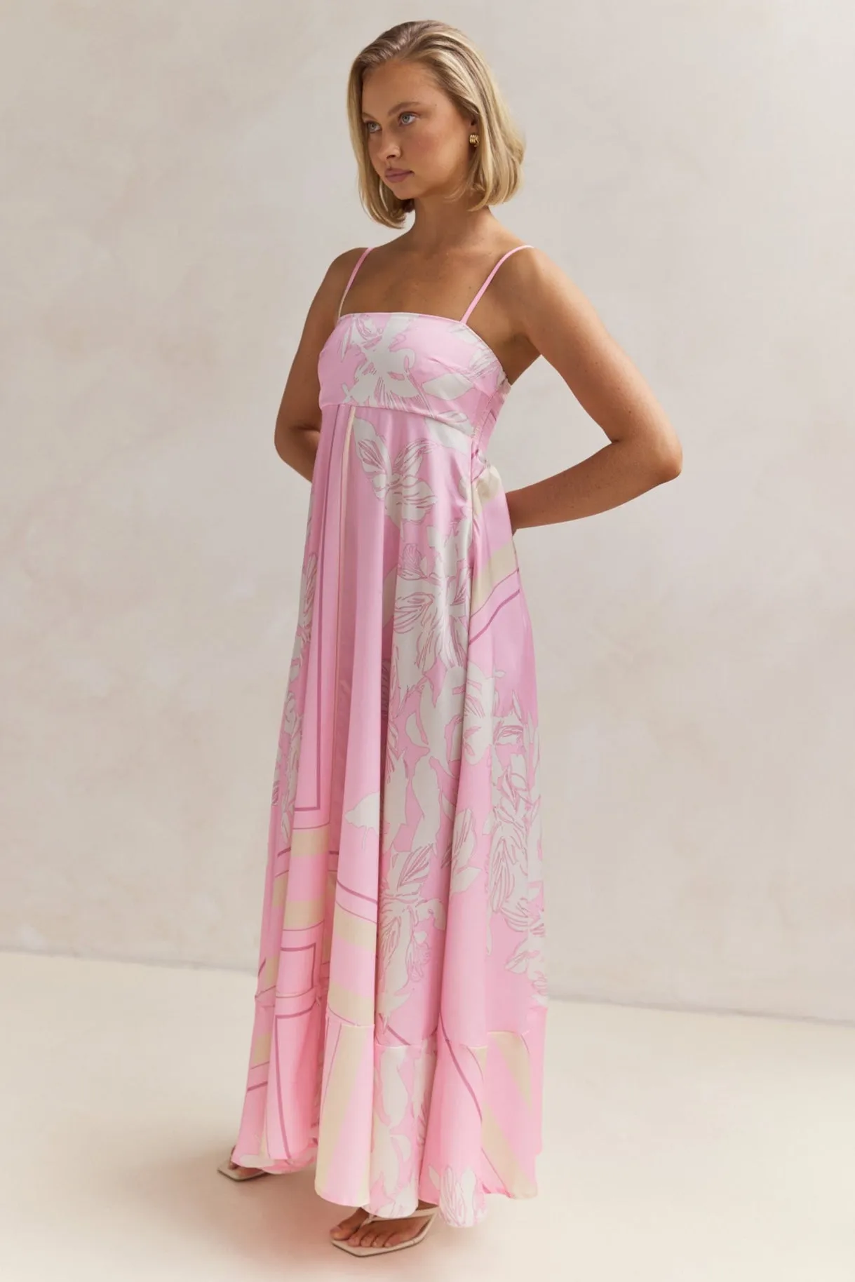 Atlas Maxi Dress (Pink)
