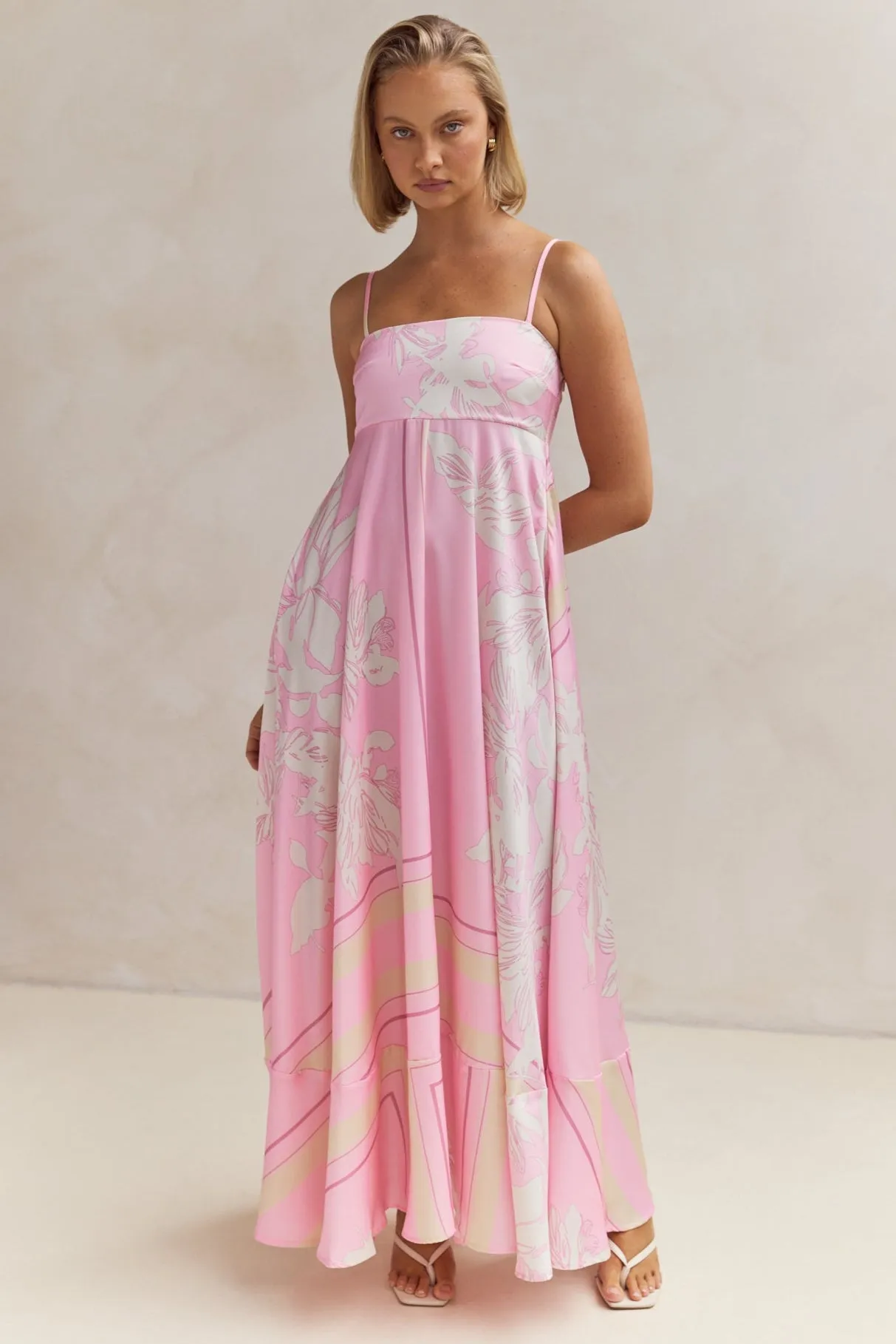 Atlas Maxi Dress (Pink)