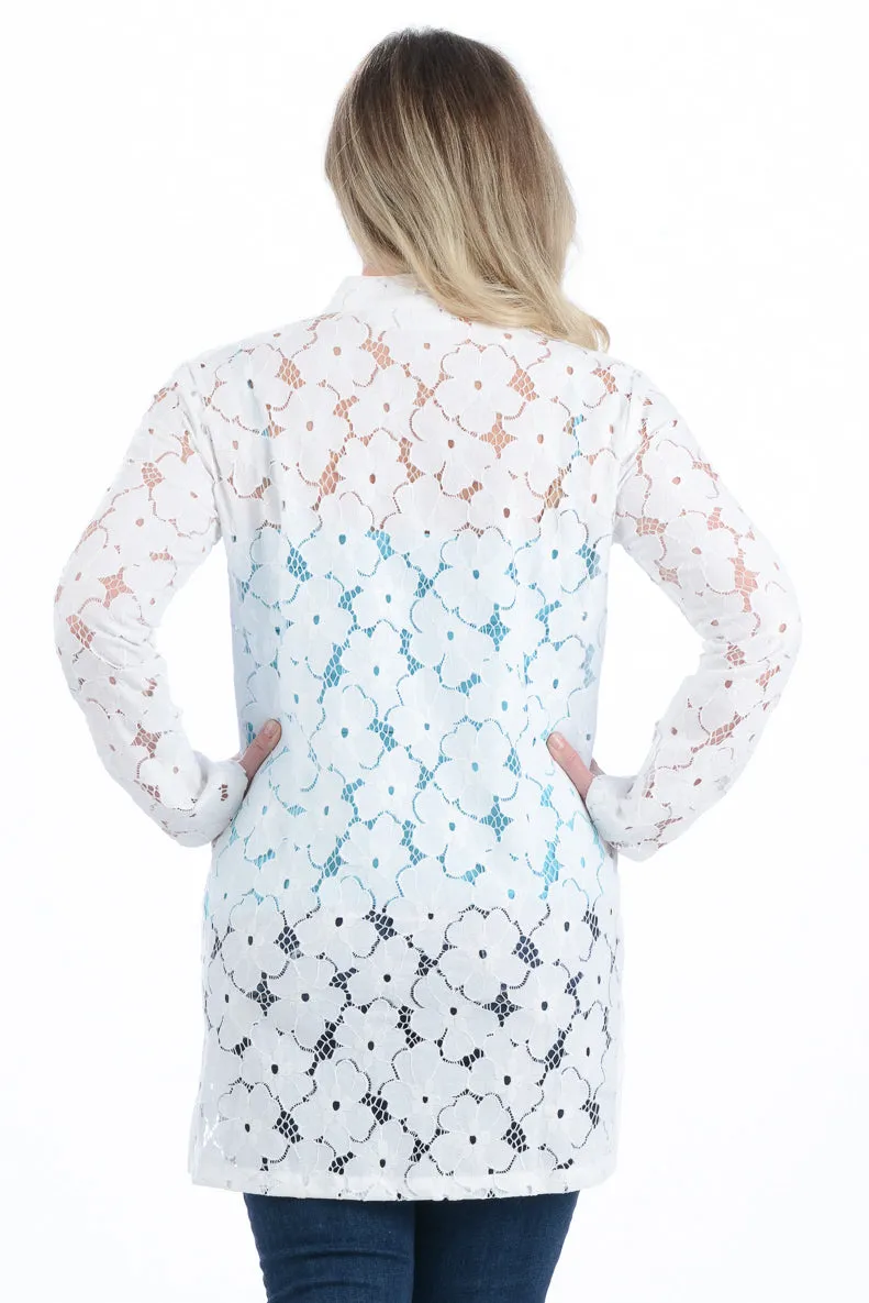 Bali Beach Blazer / White Lace