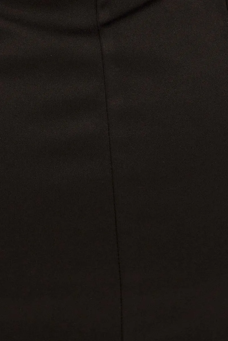 Black Evening Bodycon Mini Dress