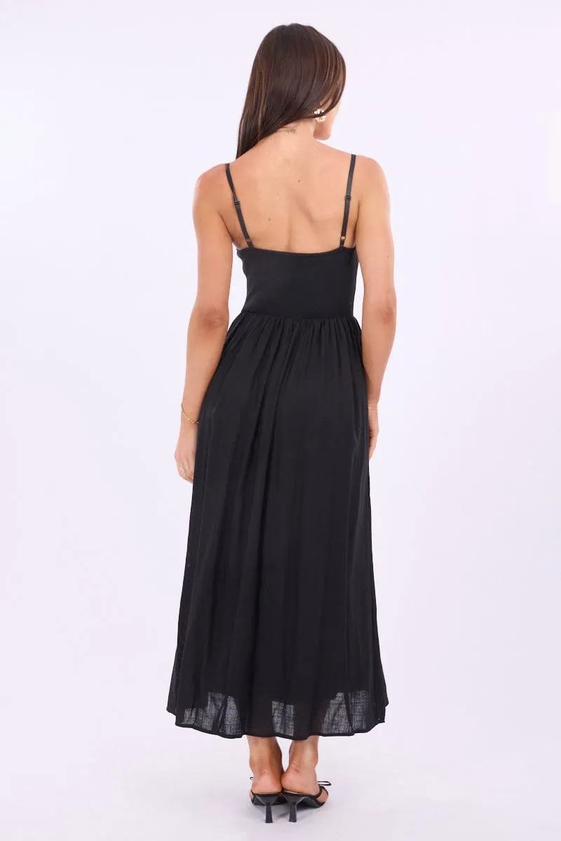Black Maxi Dress Singlet