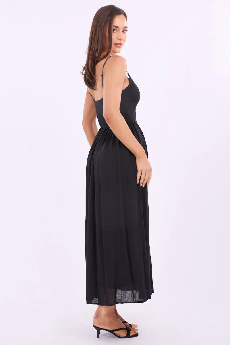 Black Maxi Dress Singlet