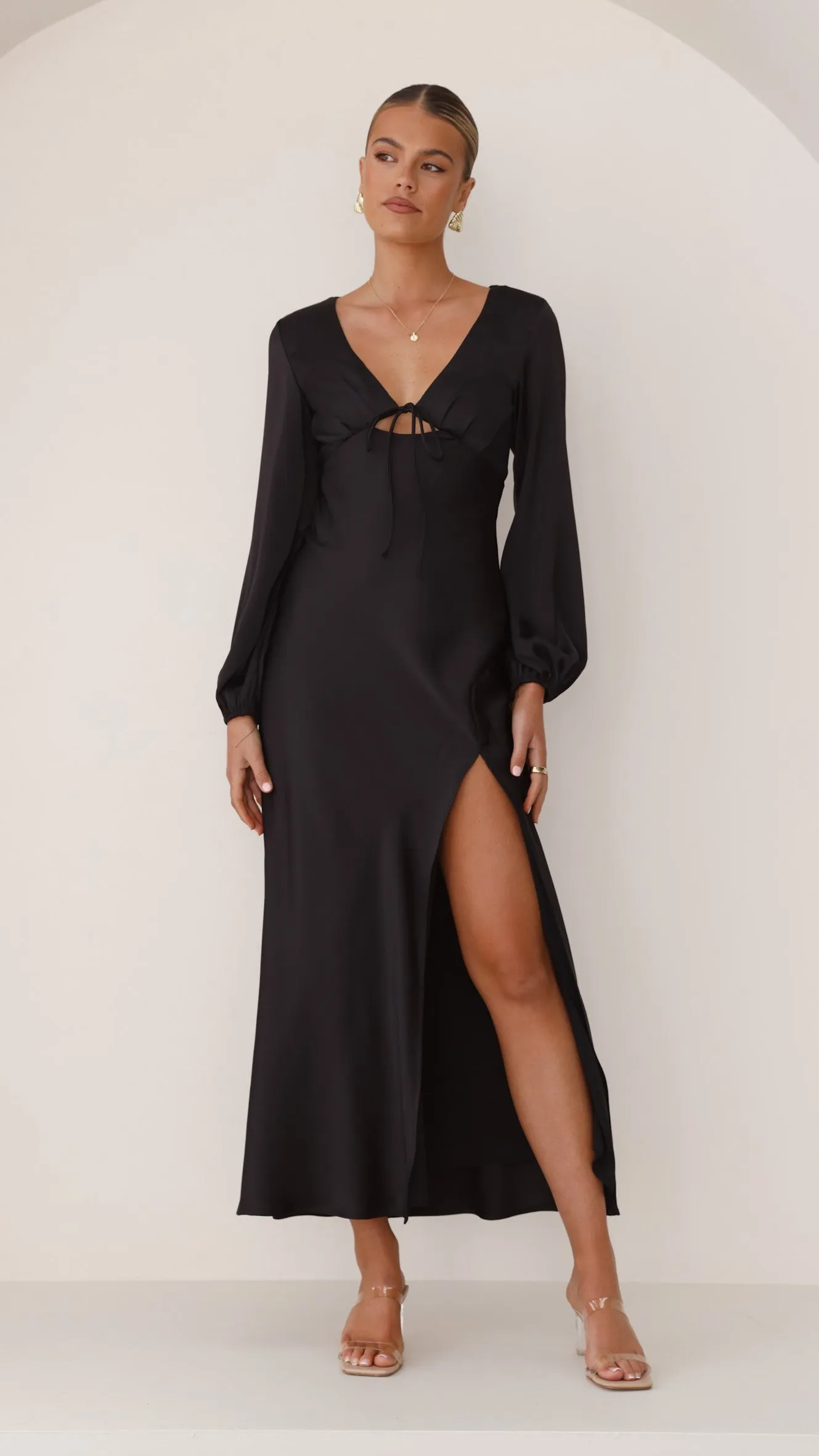 Brigitte Maxi Dress - Black