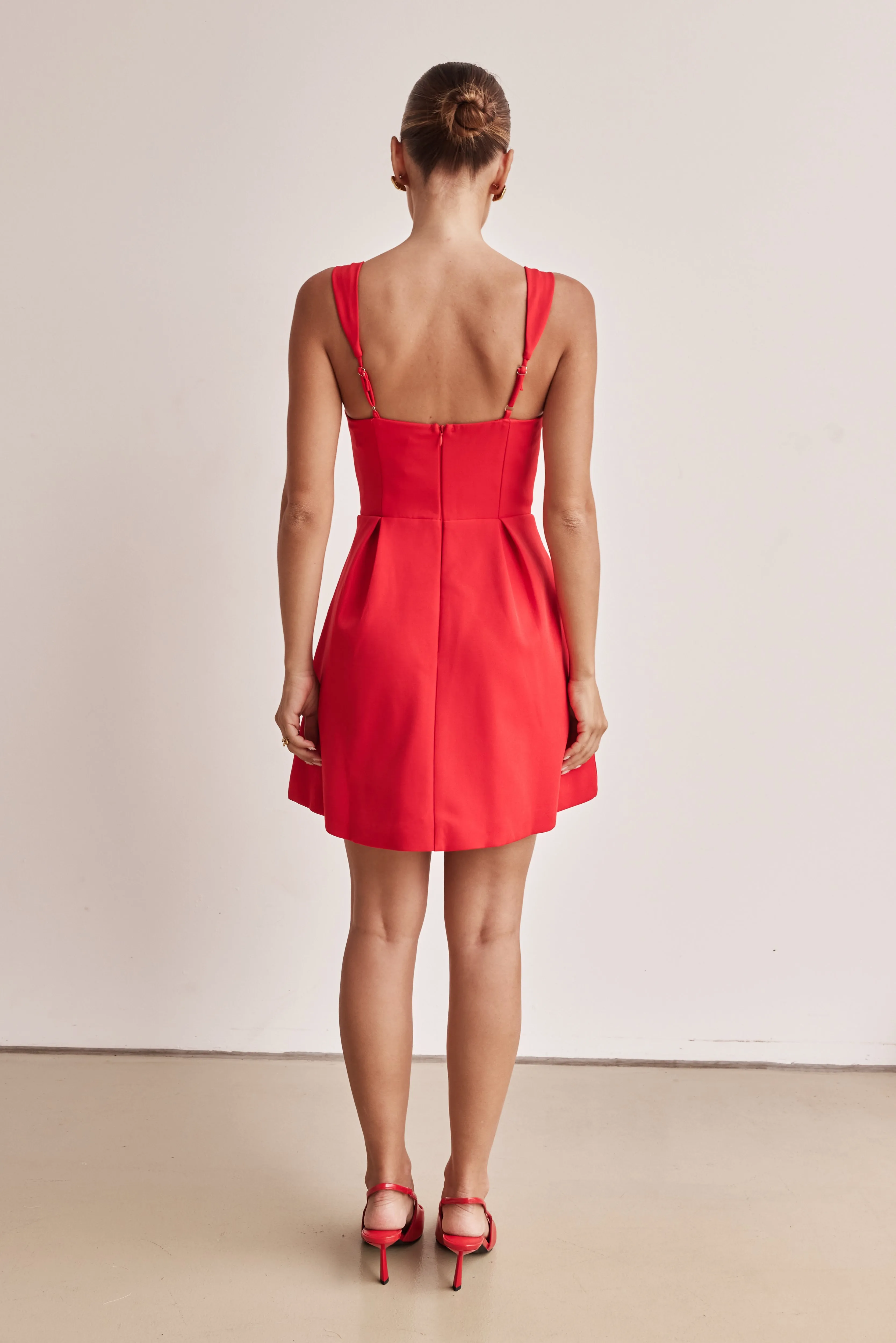 Brodie Mini Dress (Red)