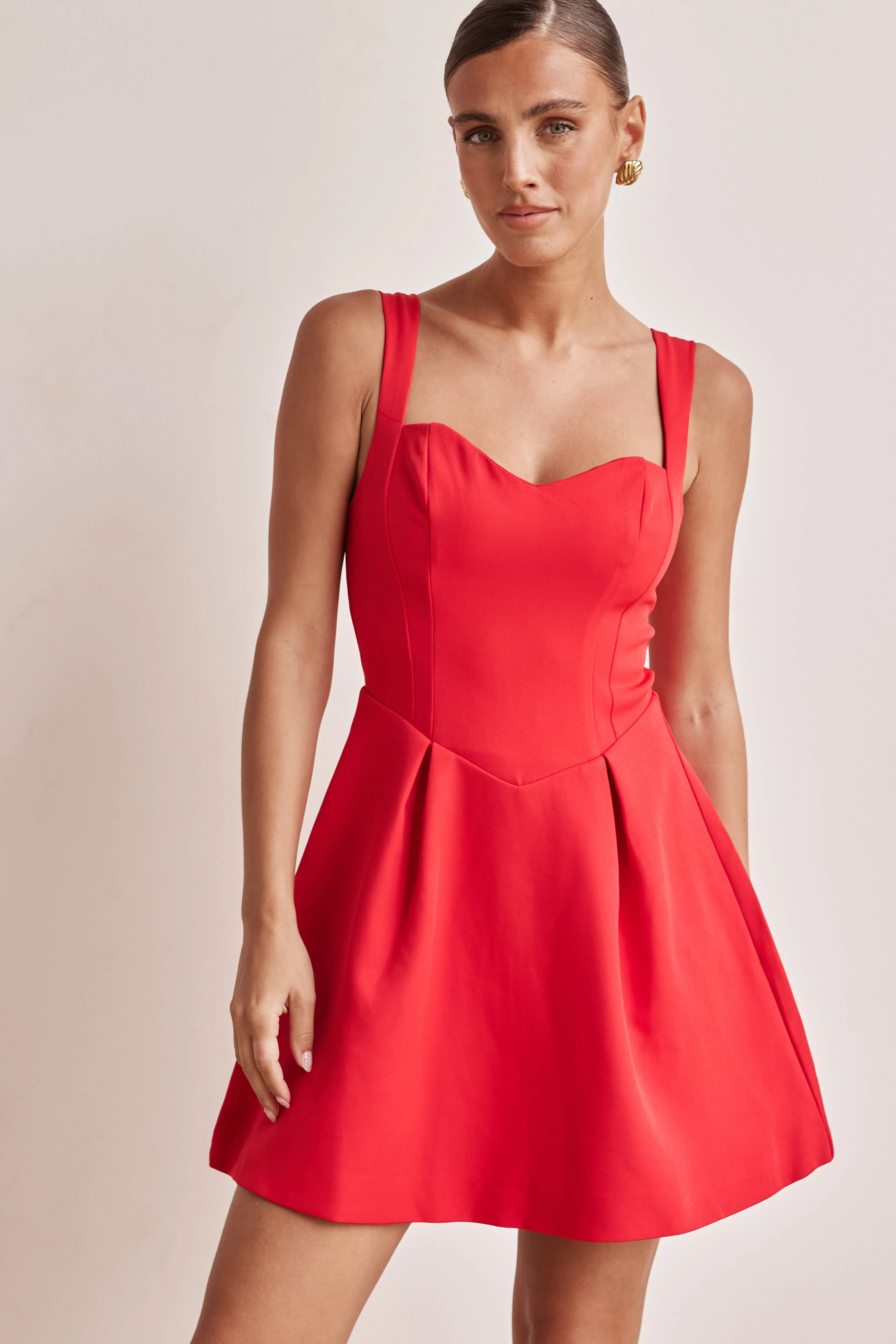 Brodie Mini Dress (Red)