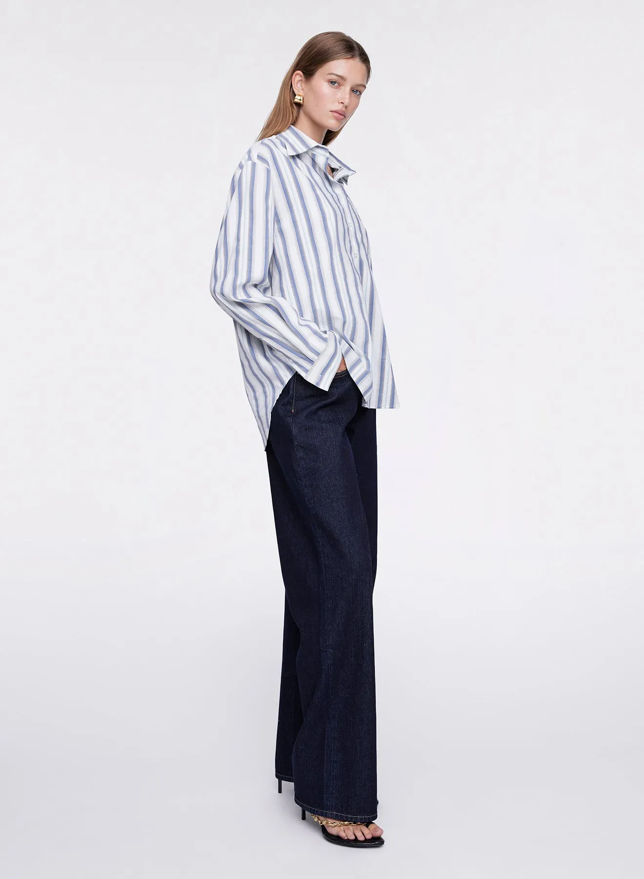 BROOKLYN SHIRT (BLUE STRIPE)