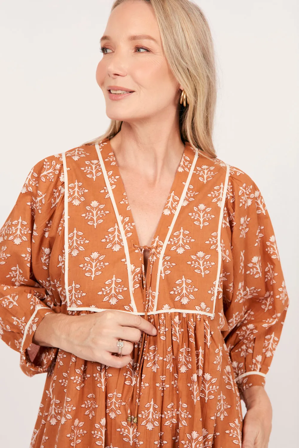 Cairo Midi Dress in Millefiori