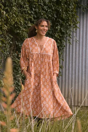 Cairo Midi Dress in Millefiori