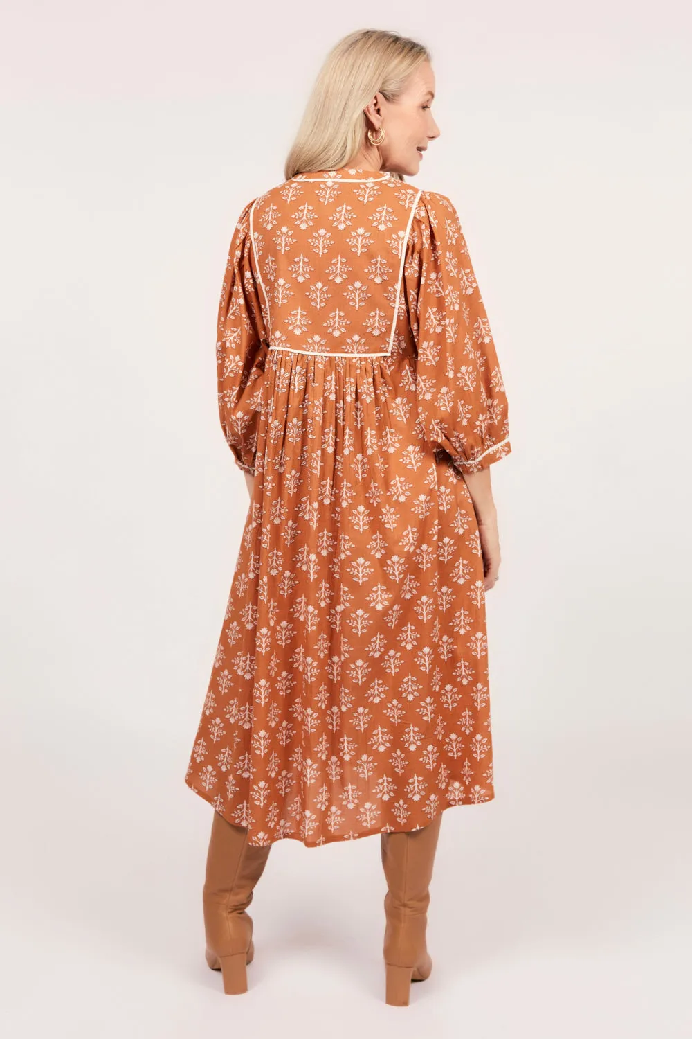 Cairo Midi Dress in Millefiori