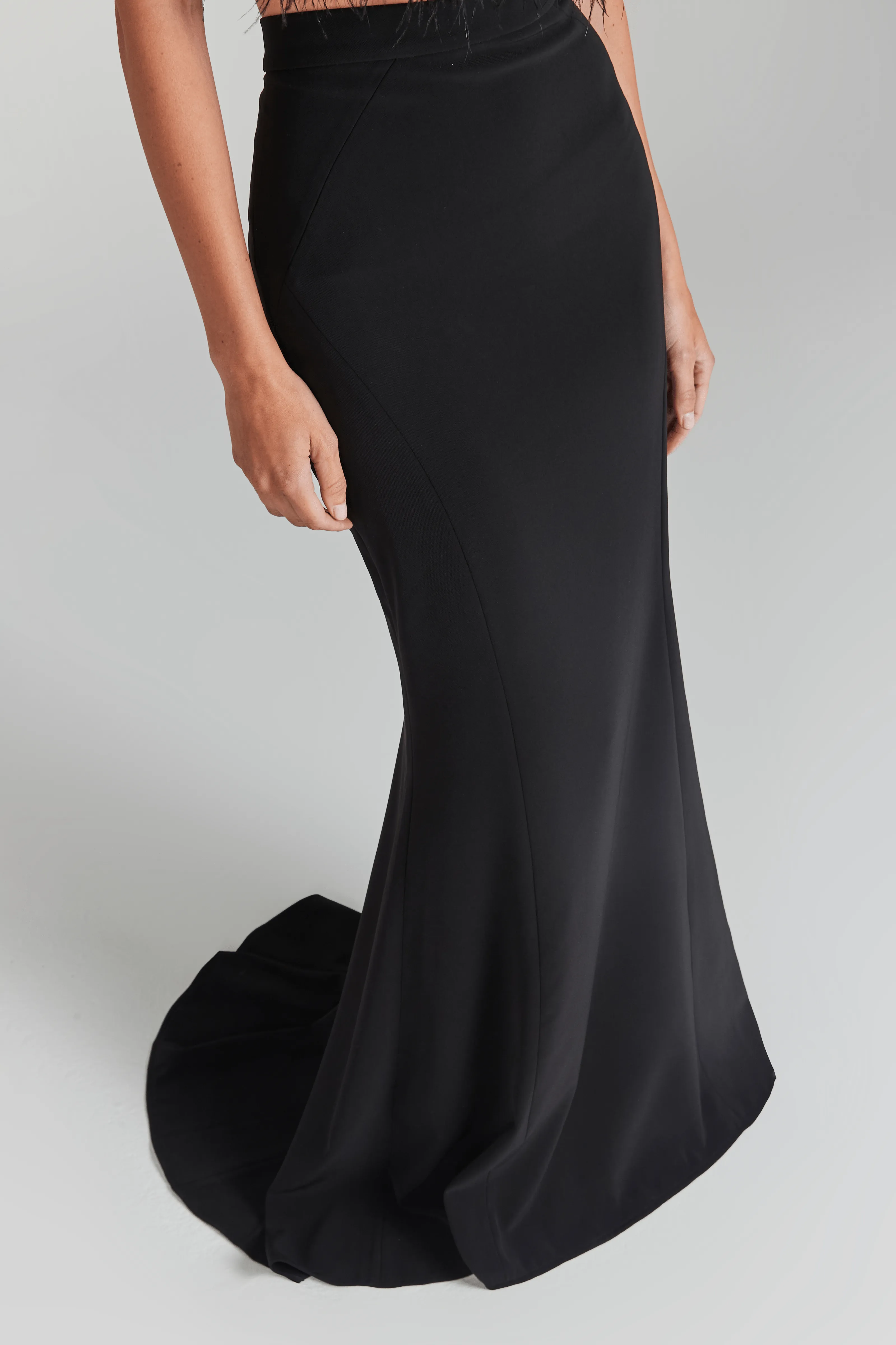 Carolina Black Maxi Skirt