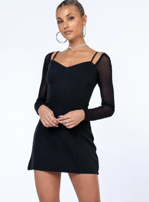 Charla Mini Dress Black