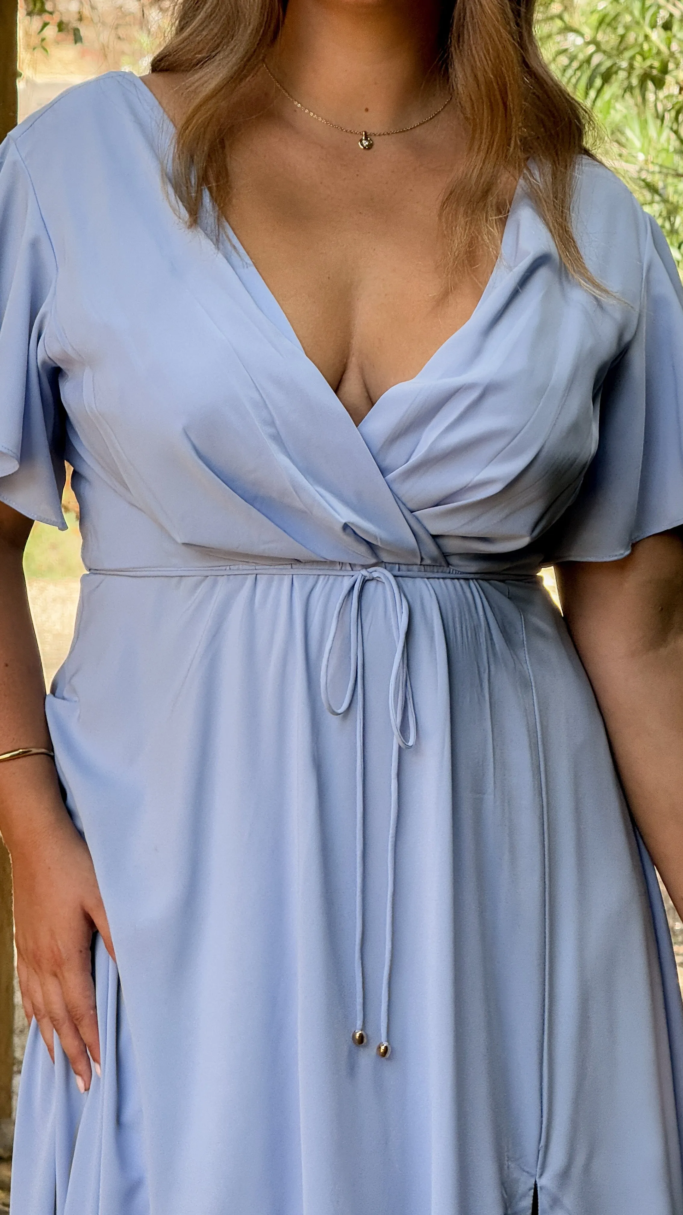 Charlize Maxi Dress - Blue