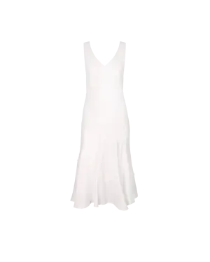 COLETTE PATCHWORK DRESS WHITE