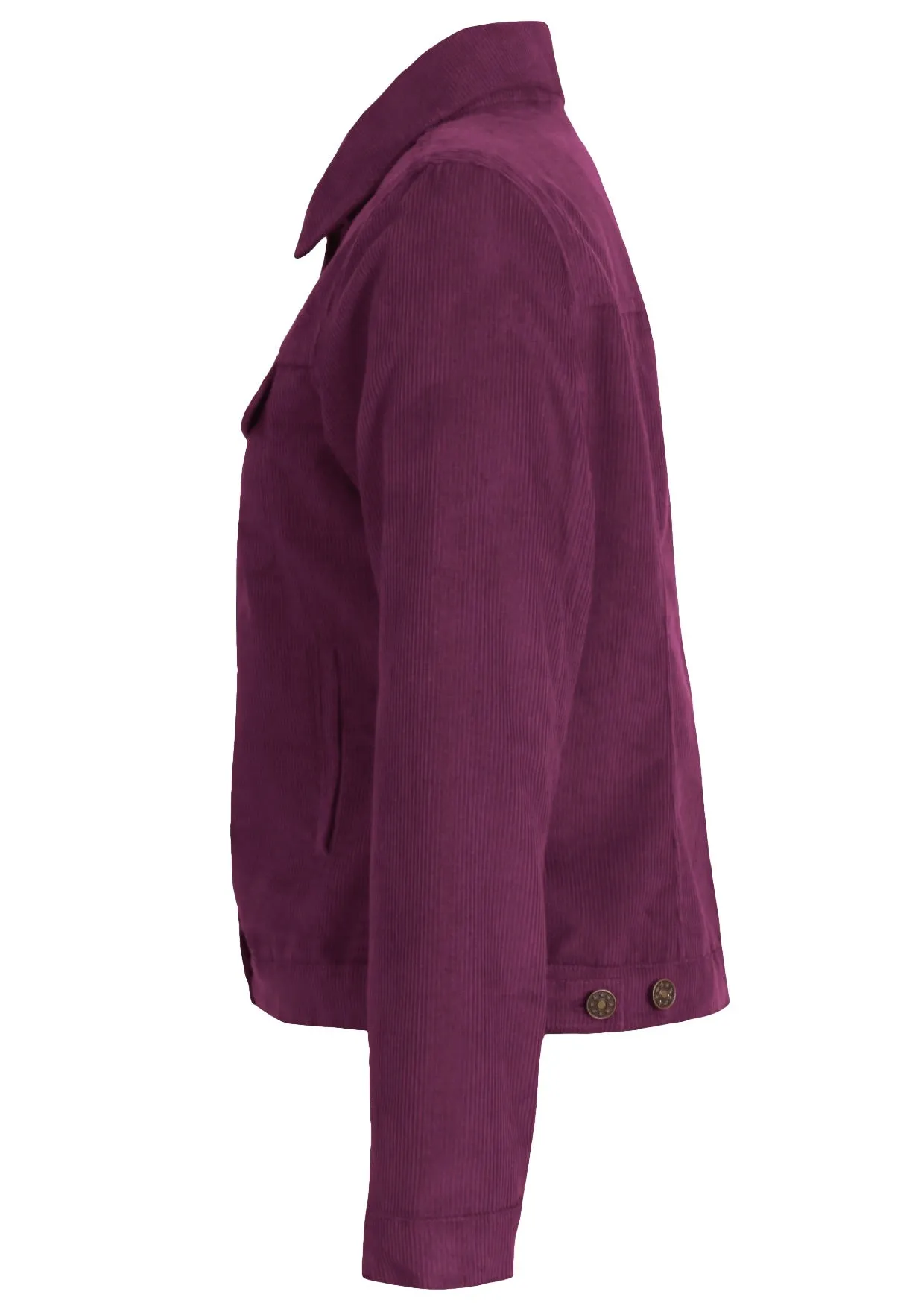 Corduroy Jacket Plum Caspia
