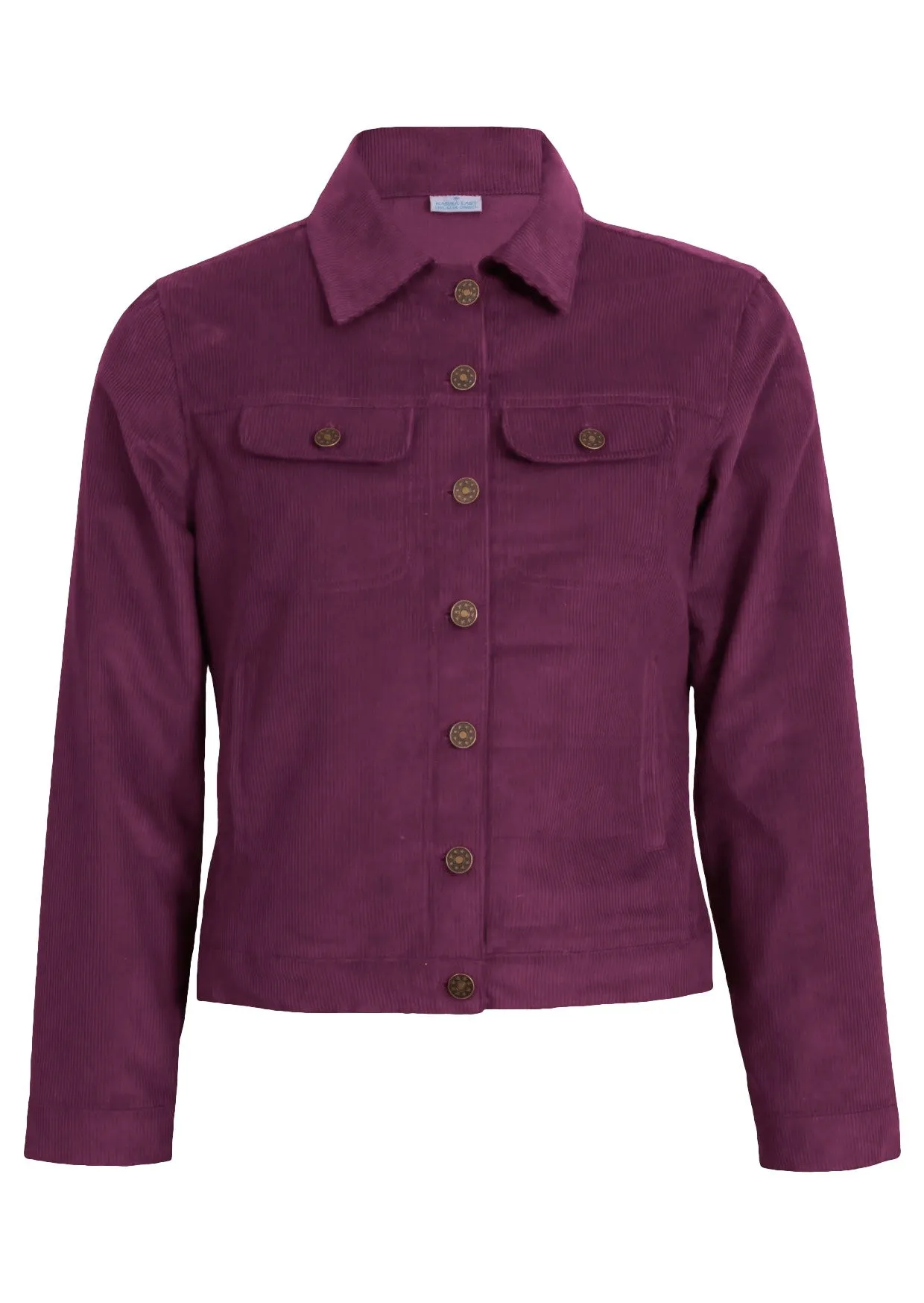 Corduroy Jacket Plum Caspia