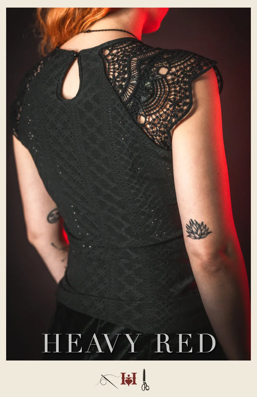 Crocheted Eyelet Sous Shirt