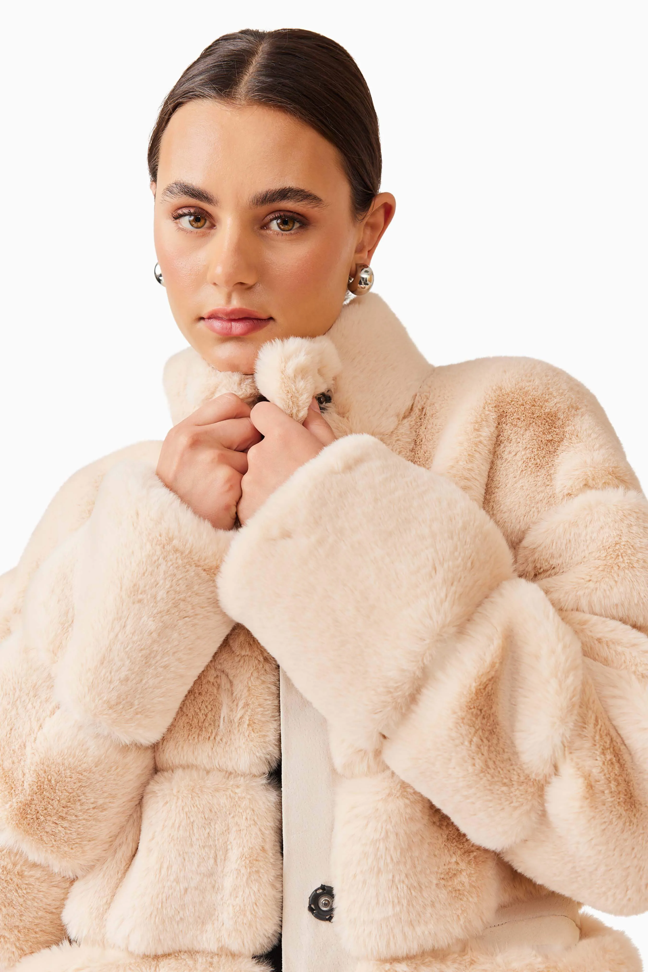 Daphne Coat in Beige