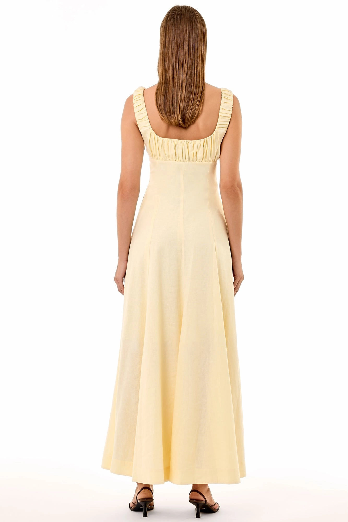 DINA DRESS - CUSTARD