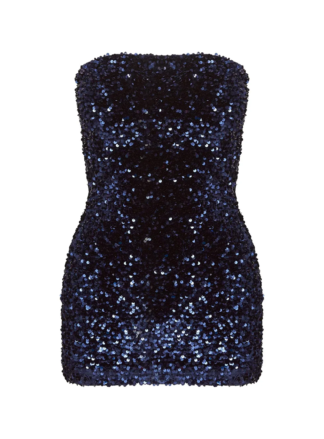 Eldoni Strapless Mini Dress Navy