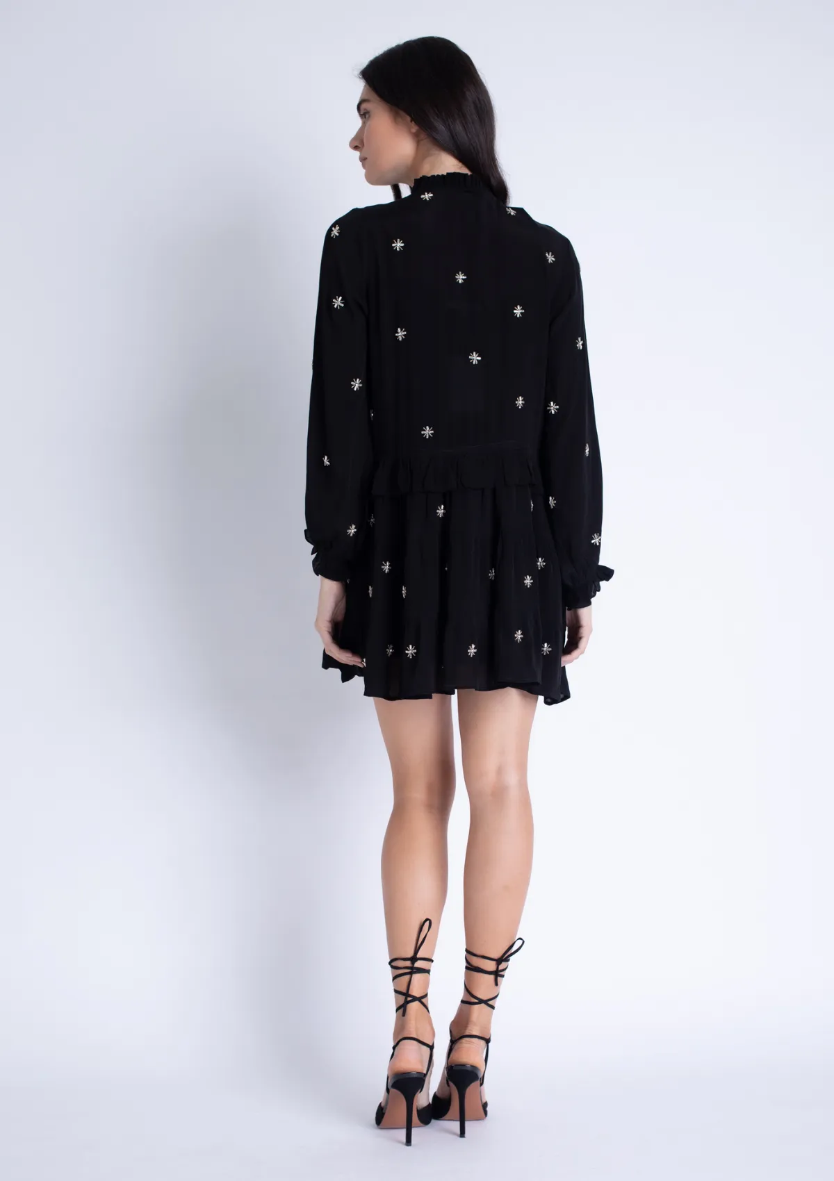 Ella Rhinestones Mini Dress