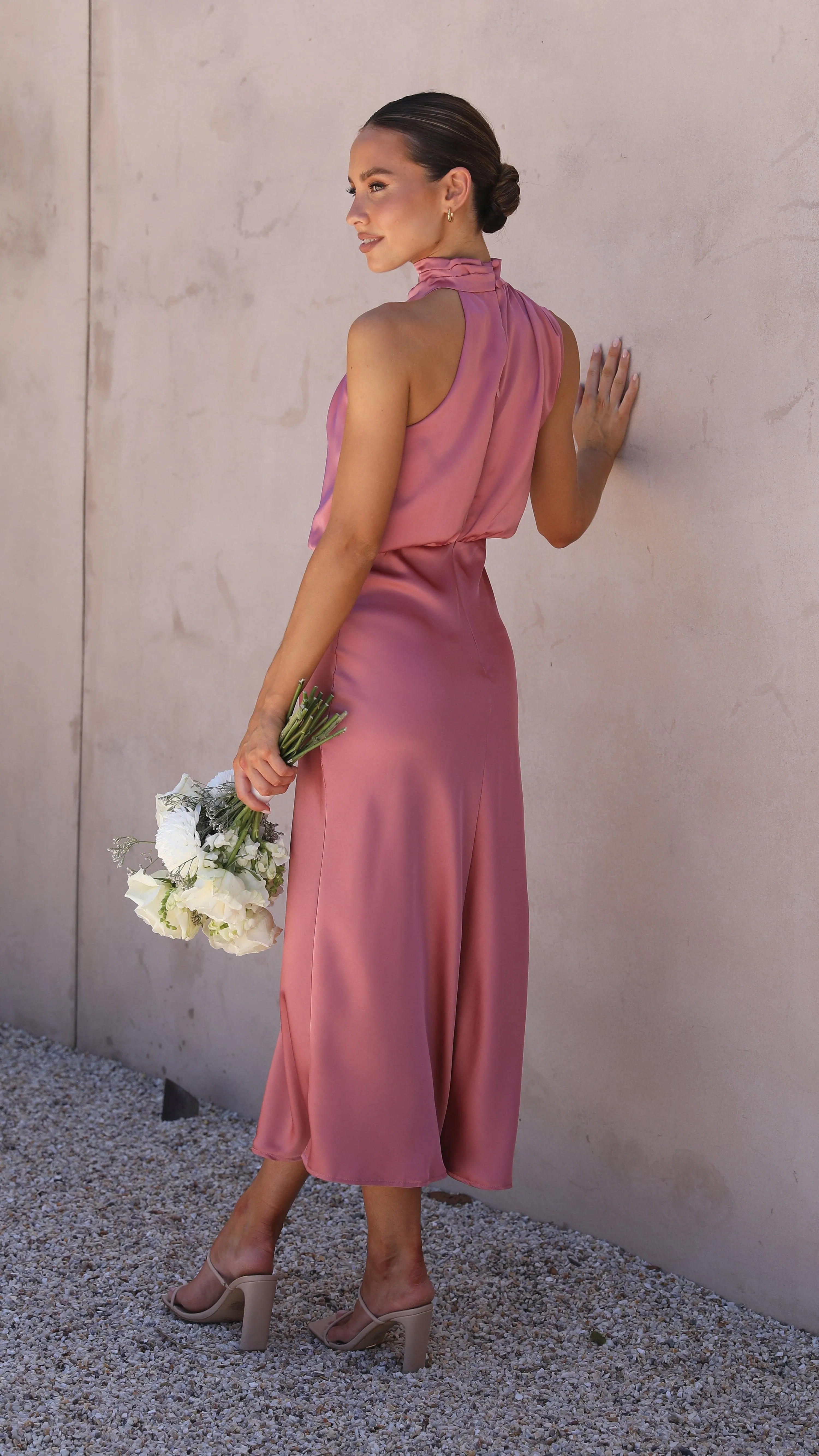Esther Maxi Dress - Baked Rose