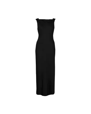 FIREBIRD COWL GOWN BLACK