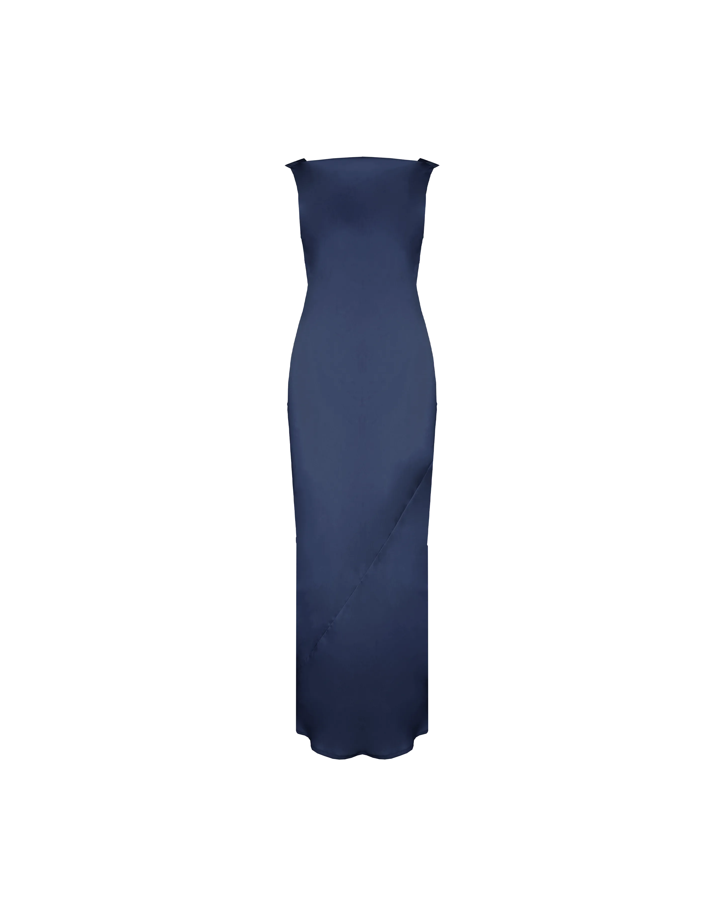 FIREBIRD COWL GOWN MULHOLLAND NAVY