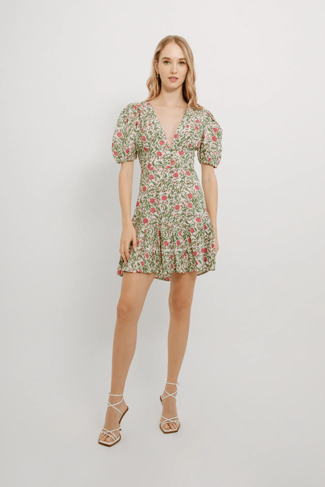 Flower Short Dress