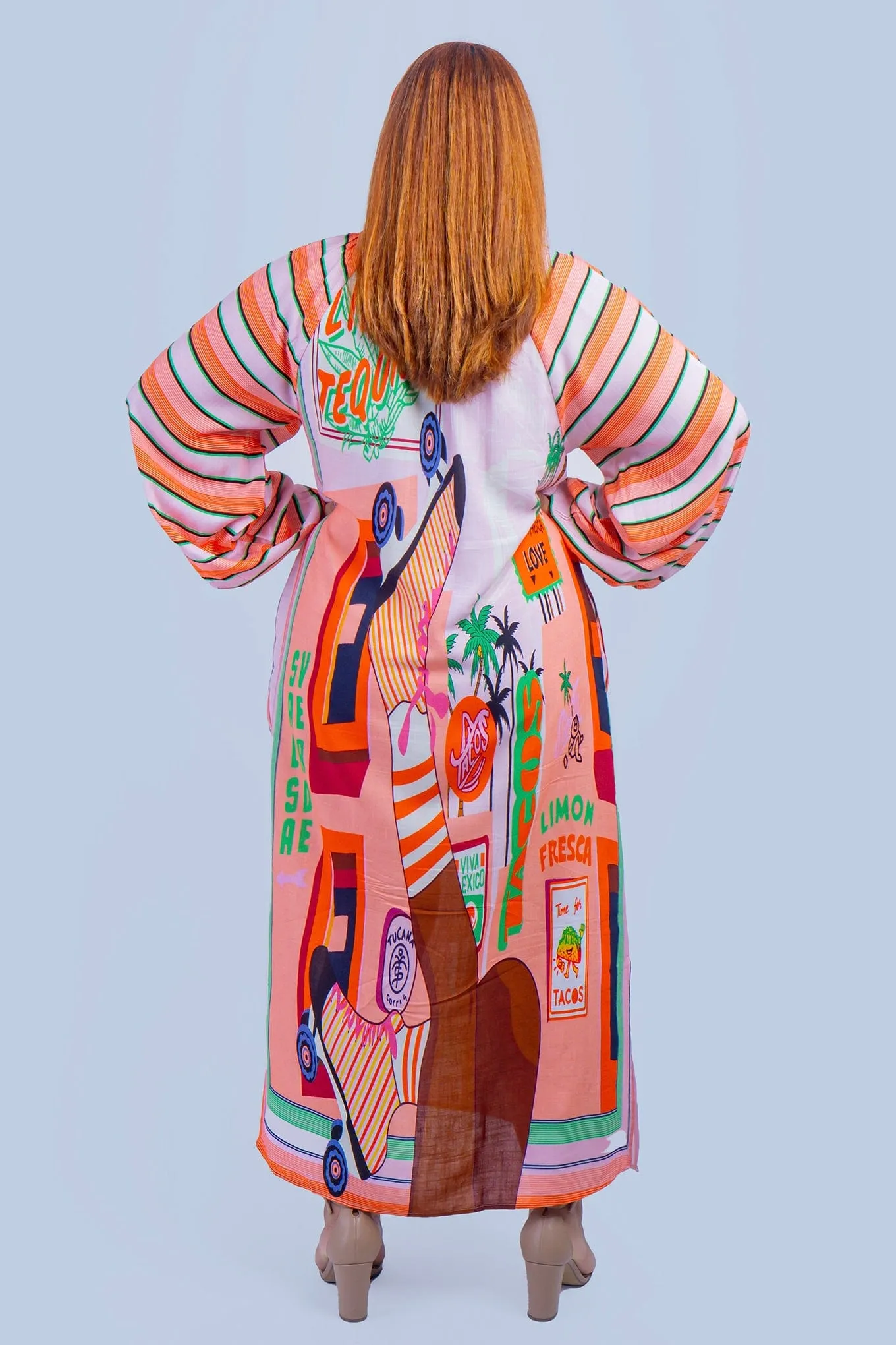 Fun Time Vacation Cotton Caftan
