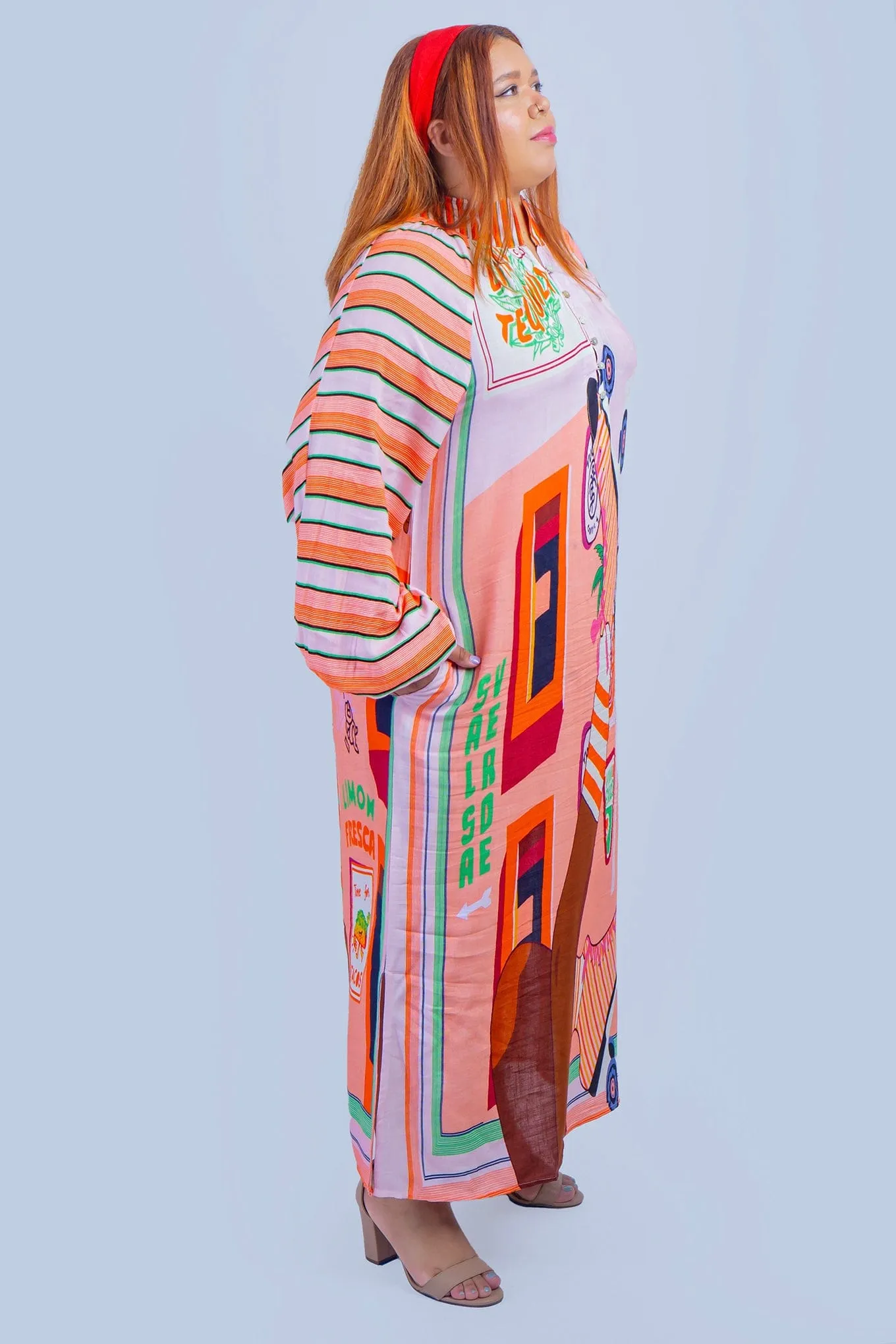 Fun Time Vacation Cotton Caftan