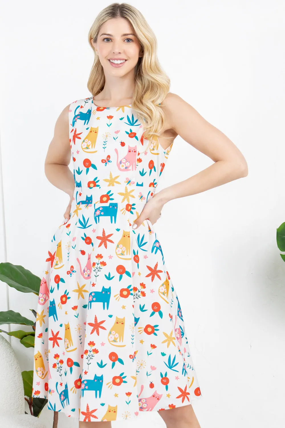 International Cats Day Dress