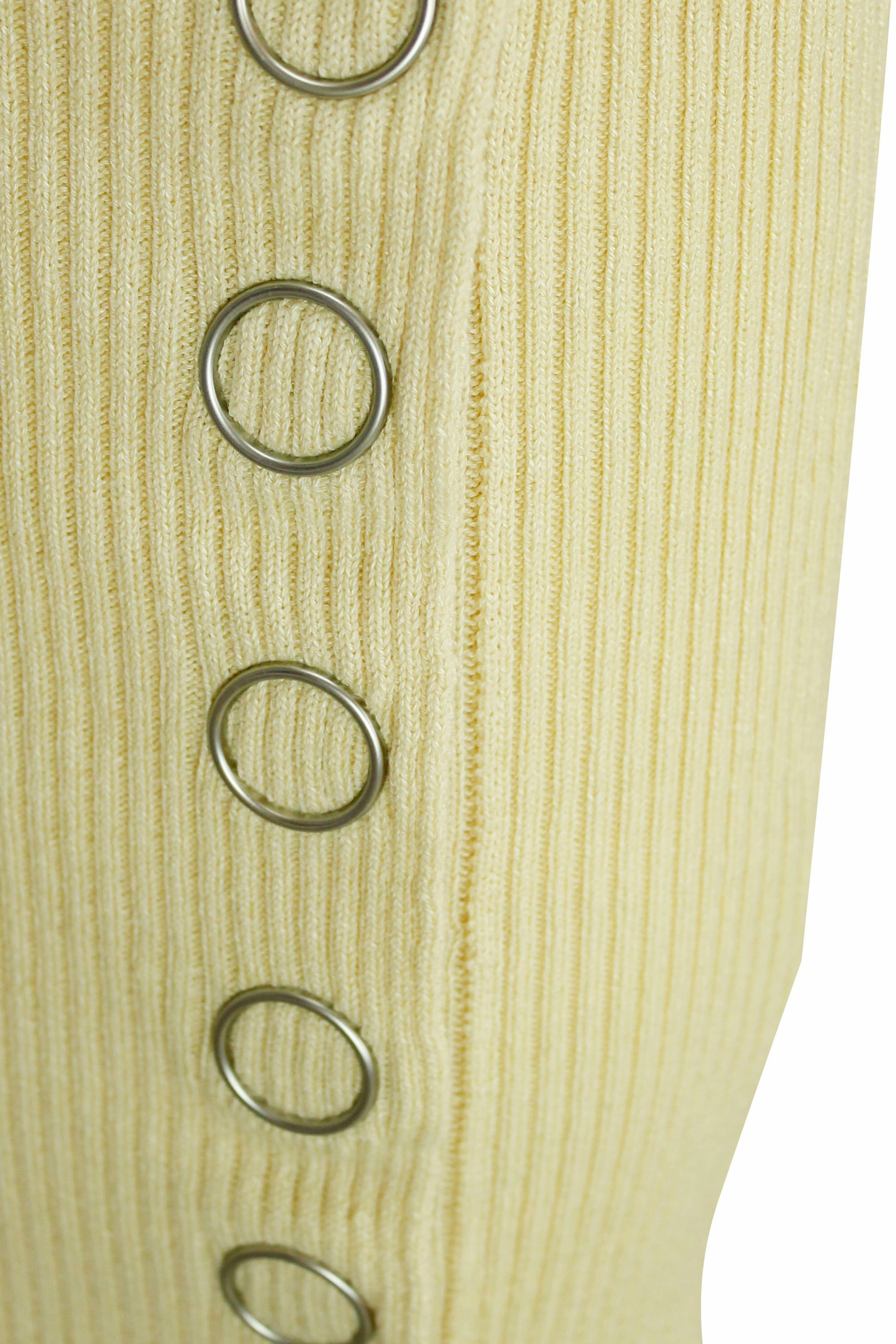 Jil Sander Ribbed-Knit Side Button Detail Dress