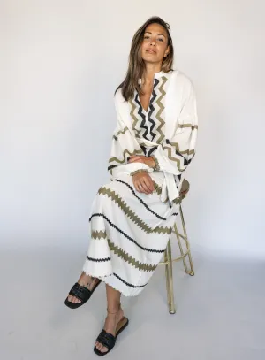 Joanna Stitched Maxi Dress