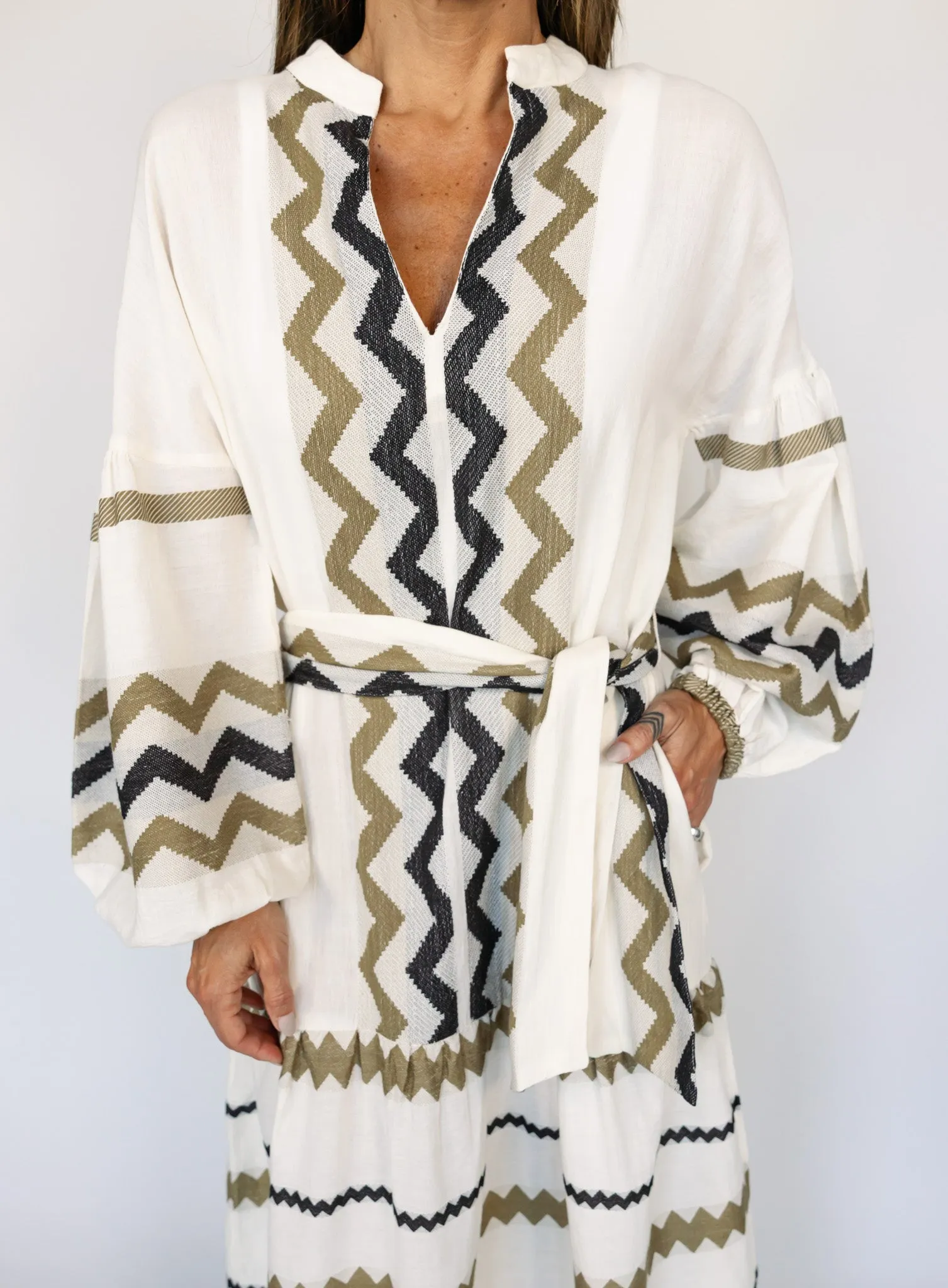 Joanna Stitched Maxi Dress