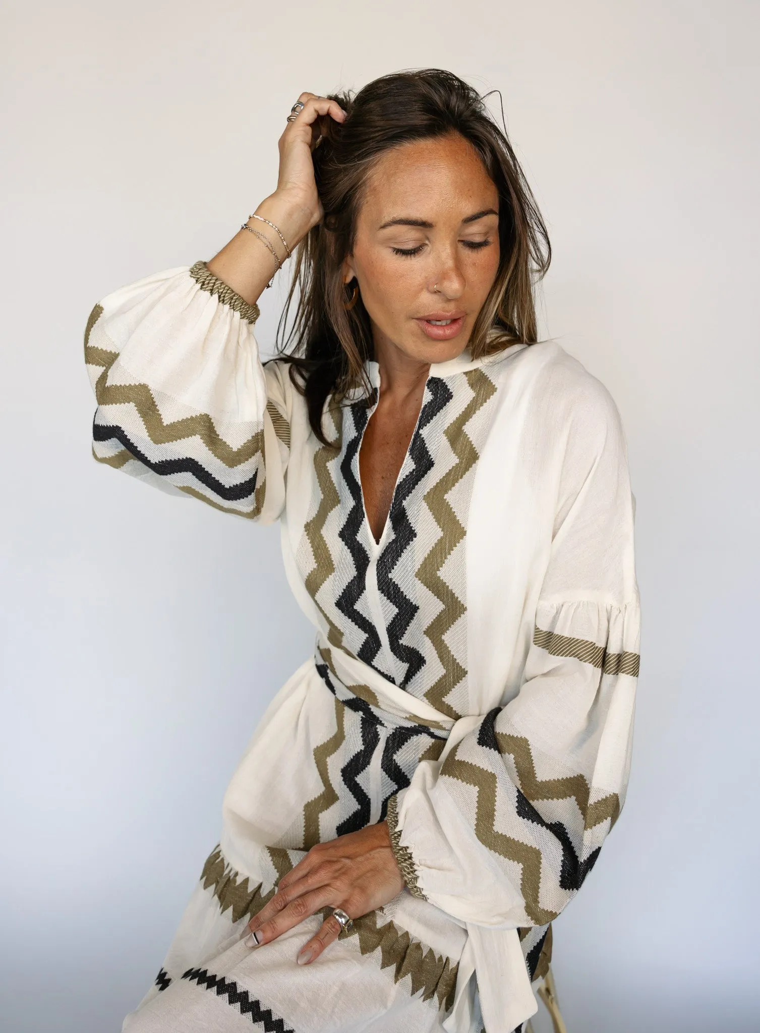 Joanna Stitched Maxi Dress