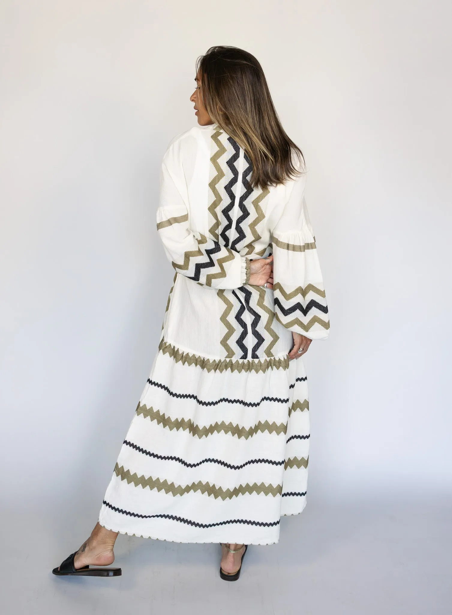 Joanna Stitched Maxi Dress