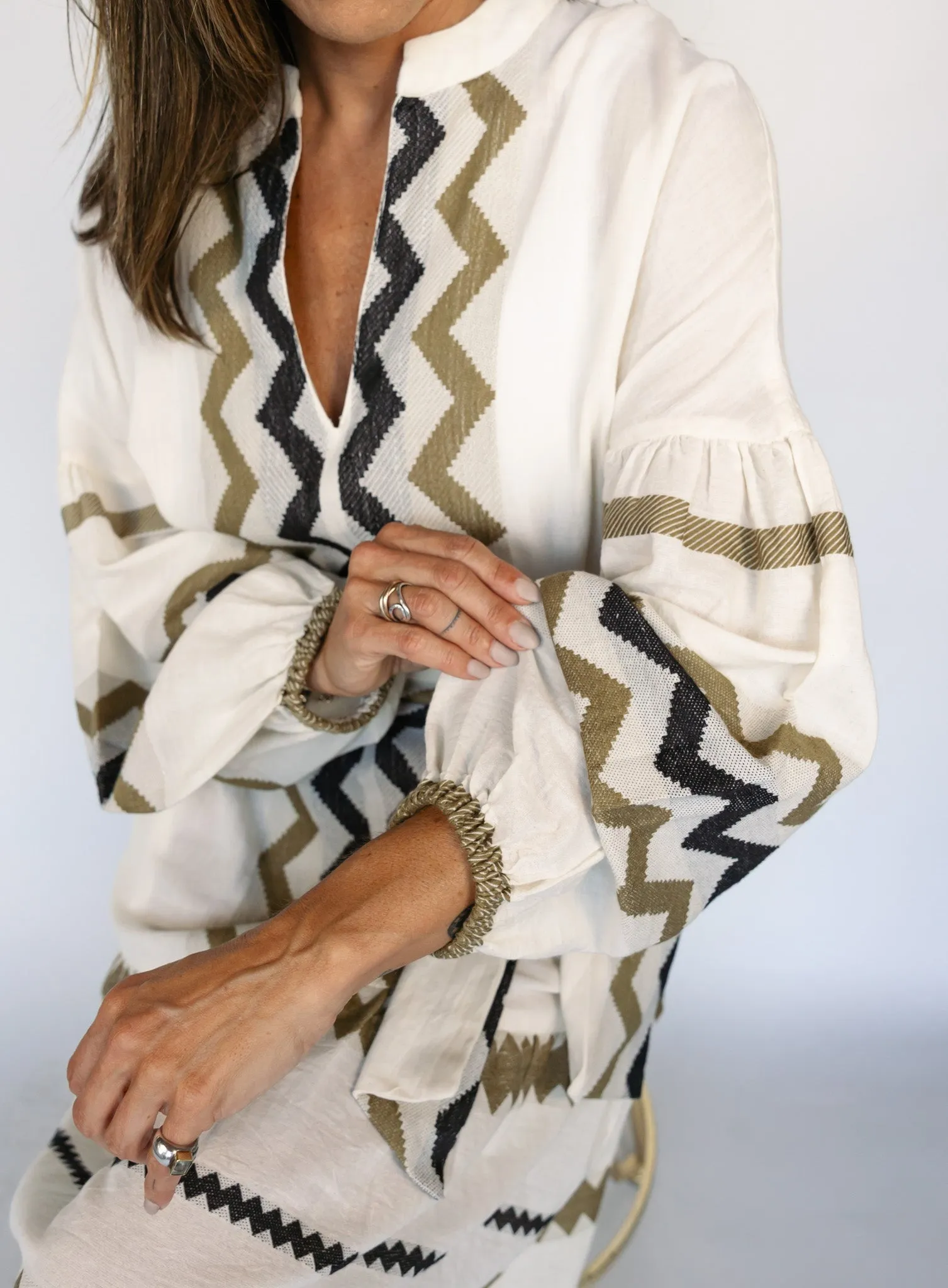 Joanna Stitched Maxi Dress
