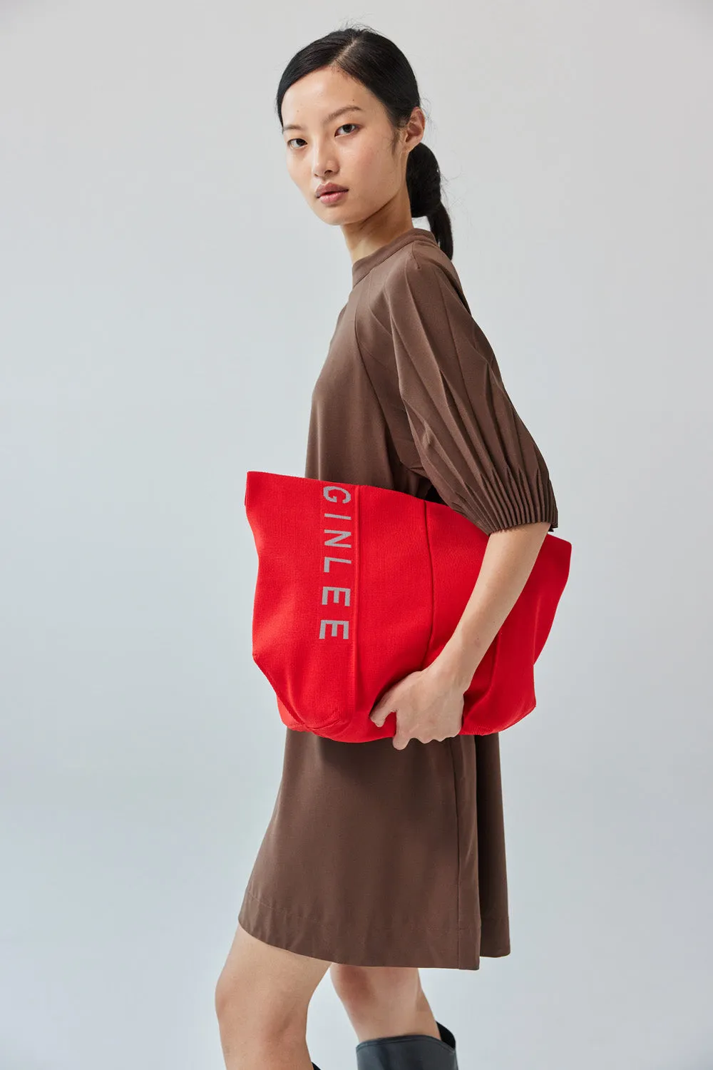KNITTED SHOPPER BAG LARGE