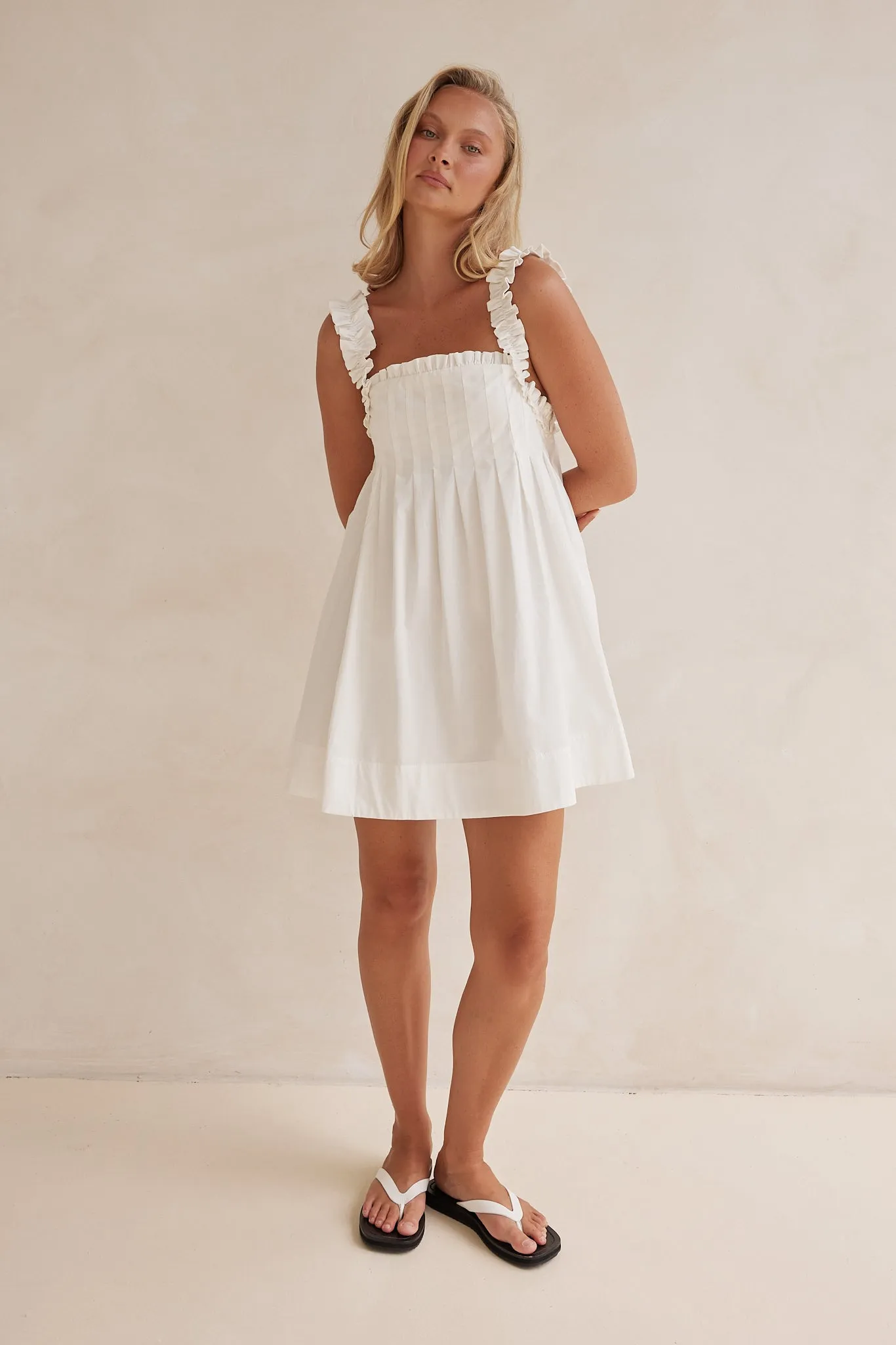 Lila Mini Dress (White)