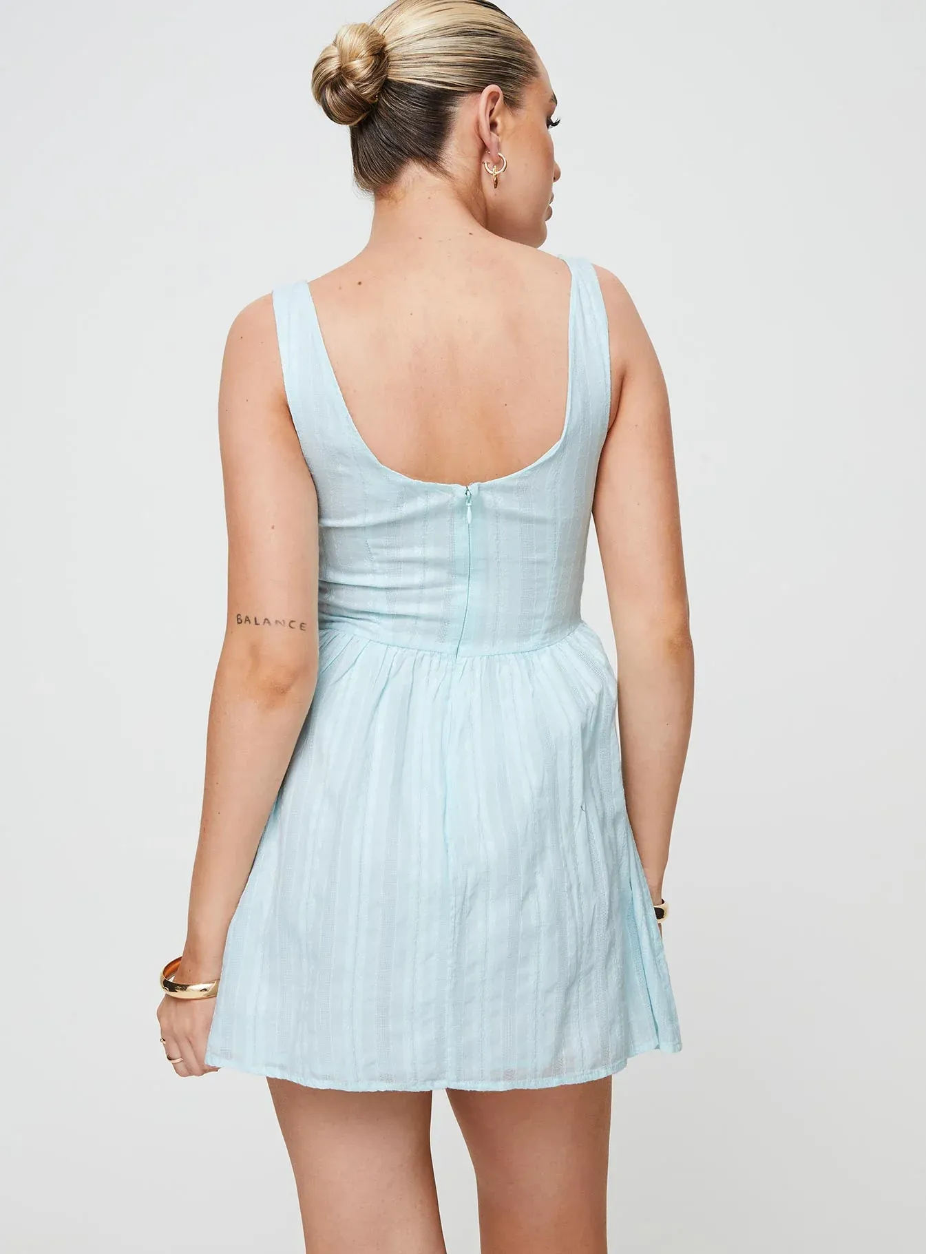 Lorinda Mini Dress Blue